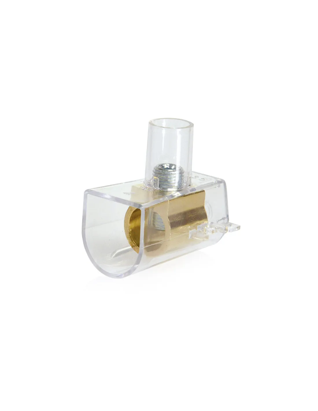Morsetto unipolare Forbox 35 mm con serraggio a vite Contact Italia C35, Trasparente, IP00, Viti in acciaio