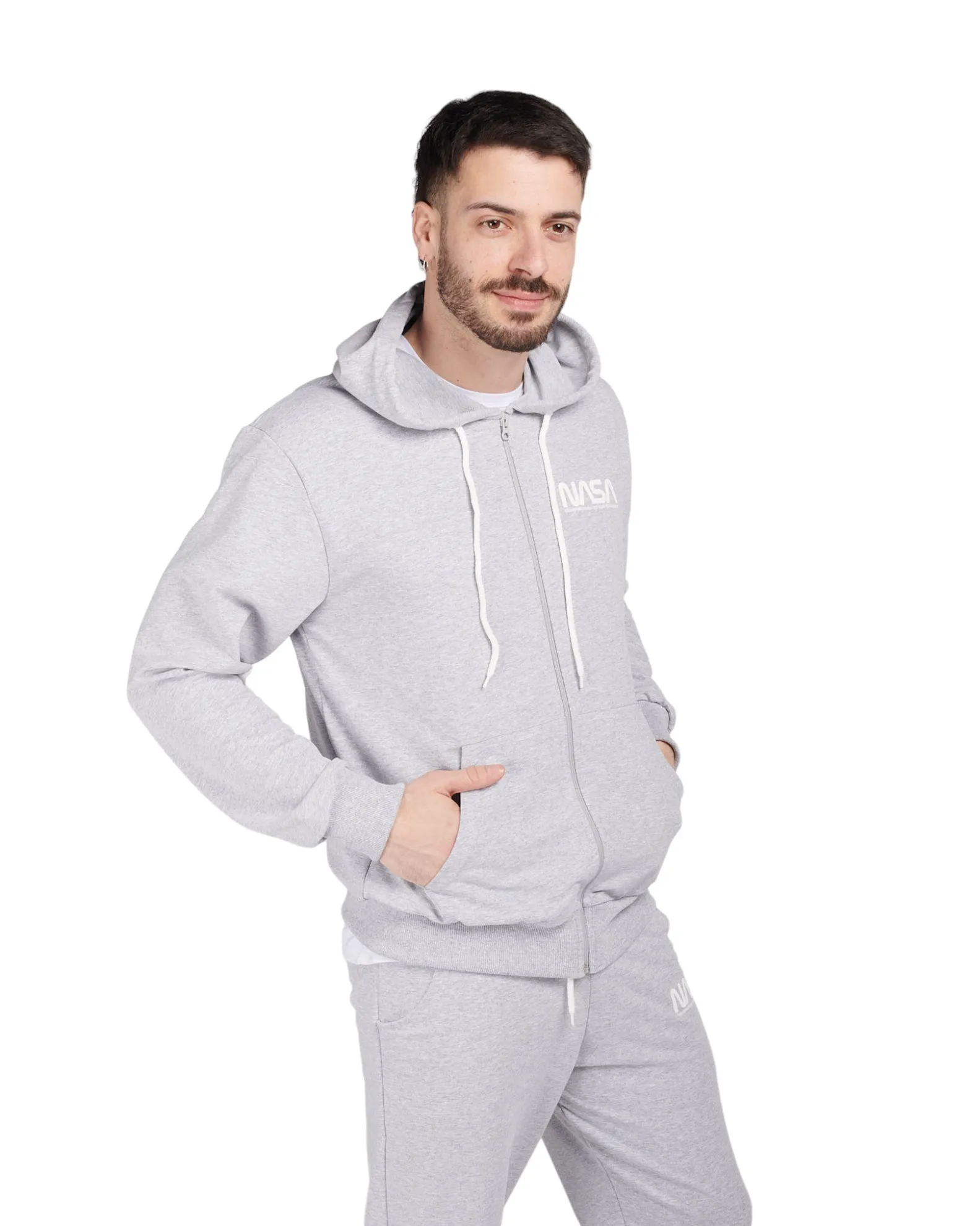 NASA - FELPA GRIGIA CON ZIP E CAPPUCCIO                                            Previous productNASA - FELPA BLU CON ZIP E ..