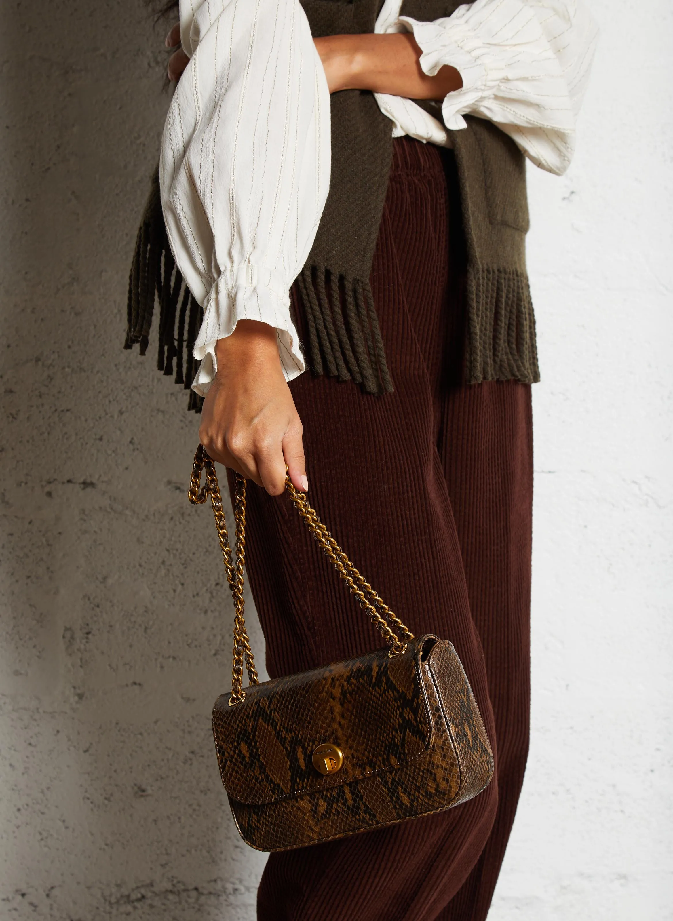  NAT & NIN   MINI GRACE - Borsa a bandoliera in pelle | Marrone