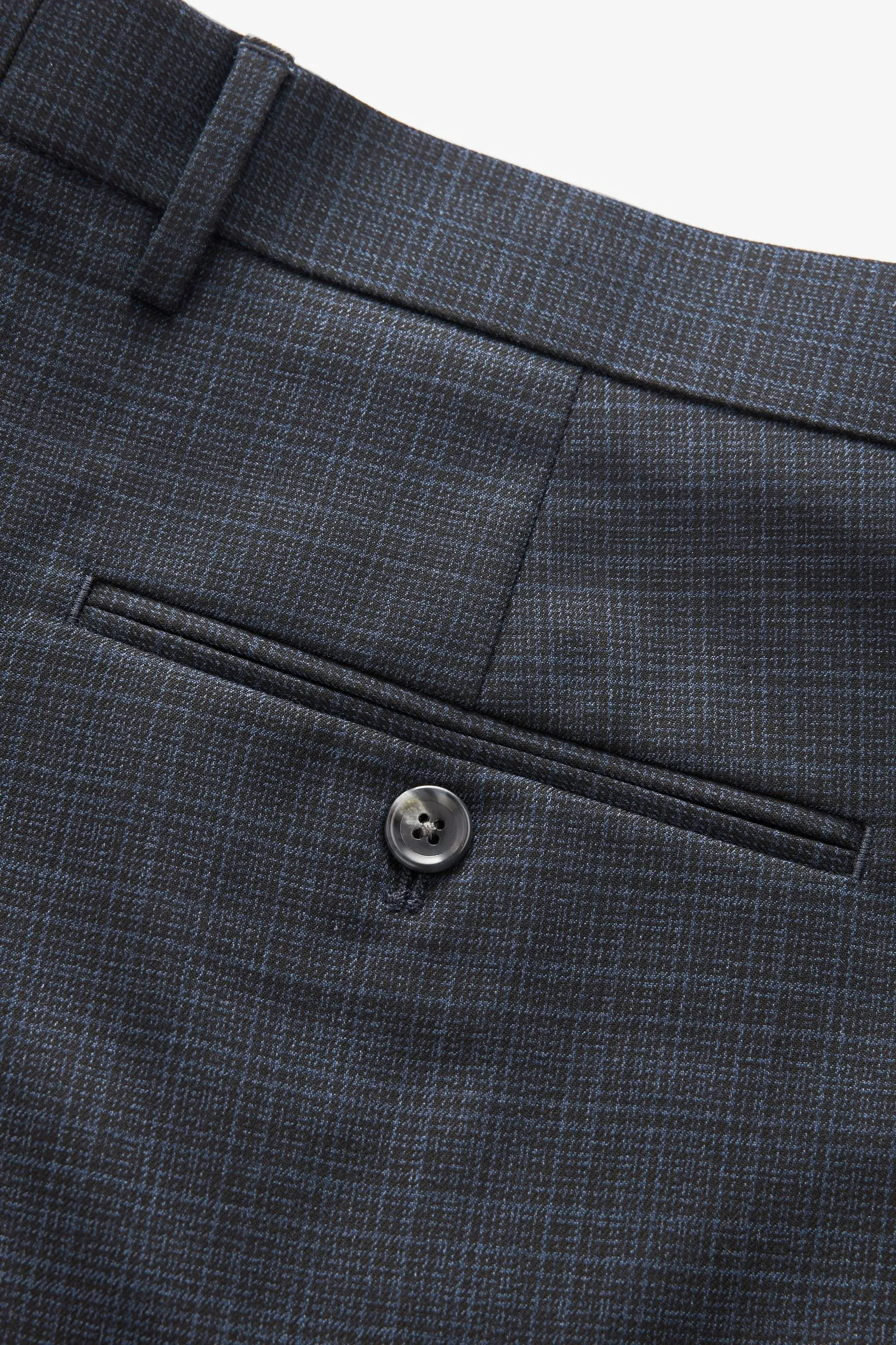 Navy  - Pantaloni da completo a quadri