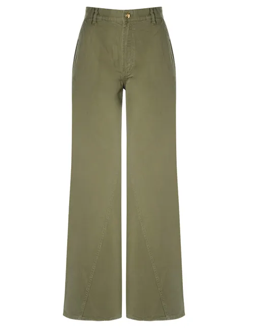 Pantalone Anine Bing Briley verde militare