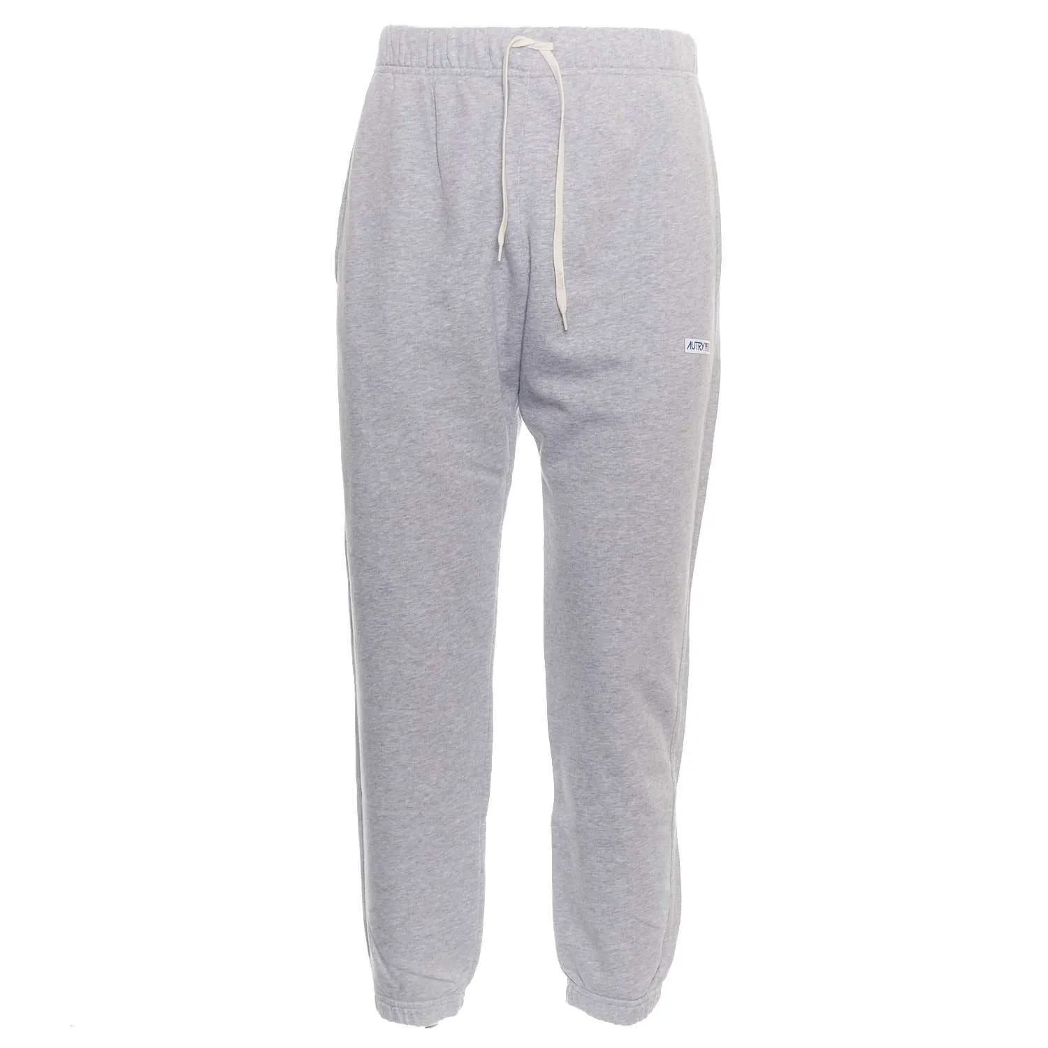 Pantalone Joggers In Cotone Grigio Melange
