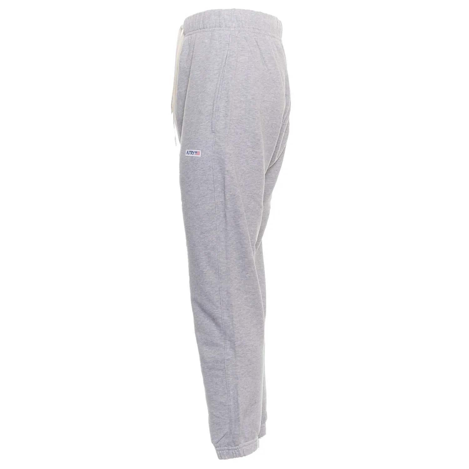 Pantalone Joggers In Cotone Grigio Melange