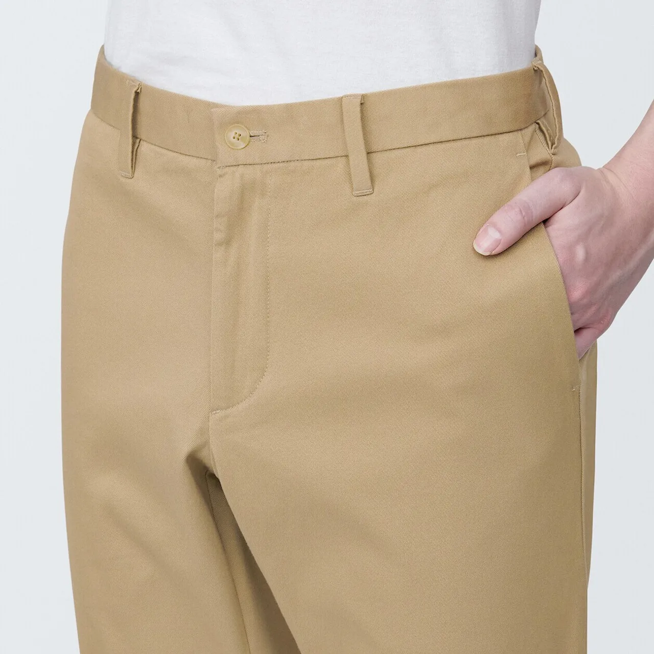 Pantaloni chino a gamba slim elasticizzati 18983