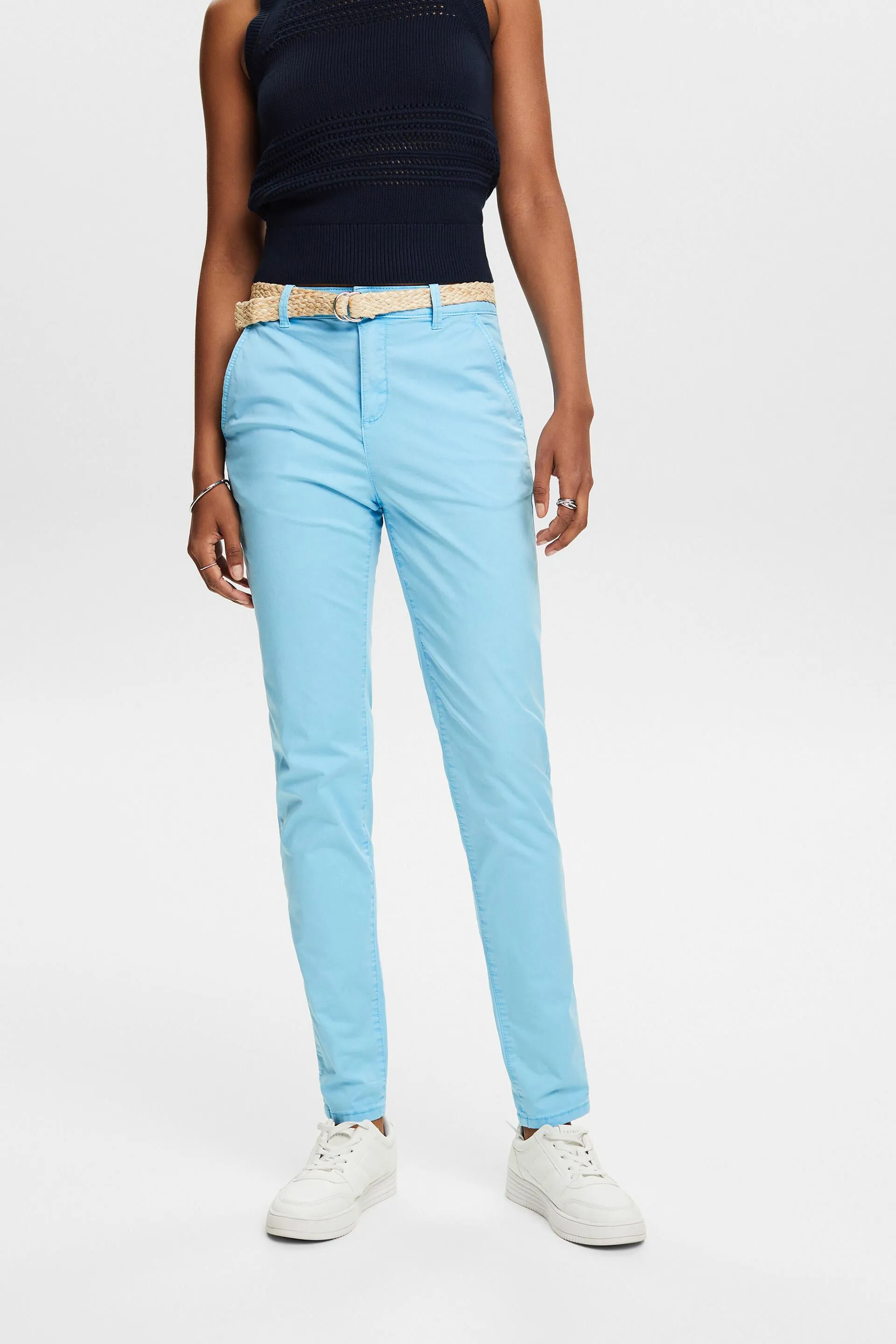 Pantaloni chino con cintura