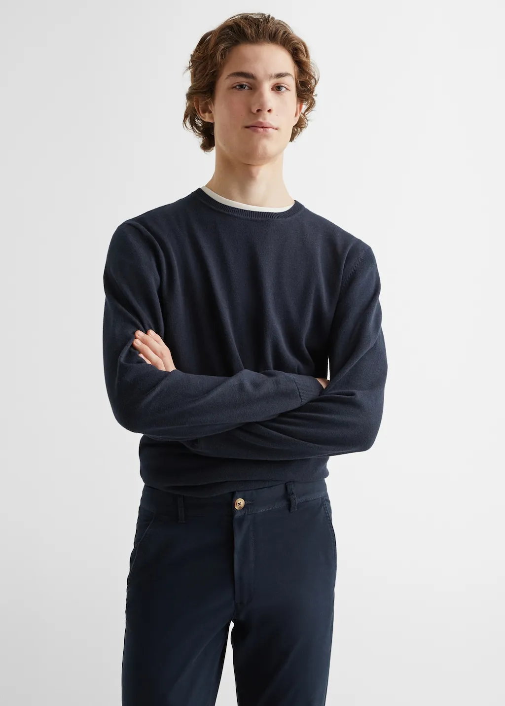 Pantaloni chino cotone 