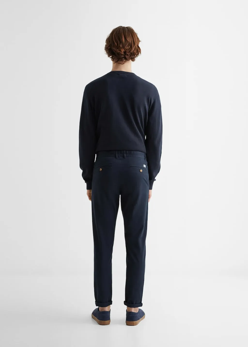 Pantaloni chino cotone 