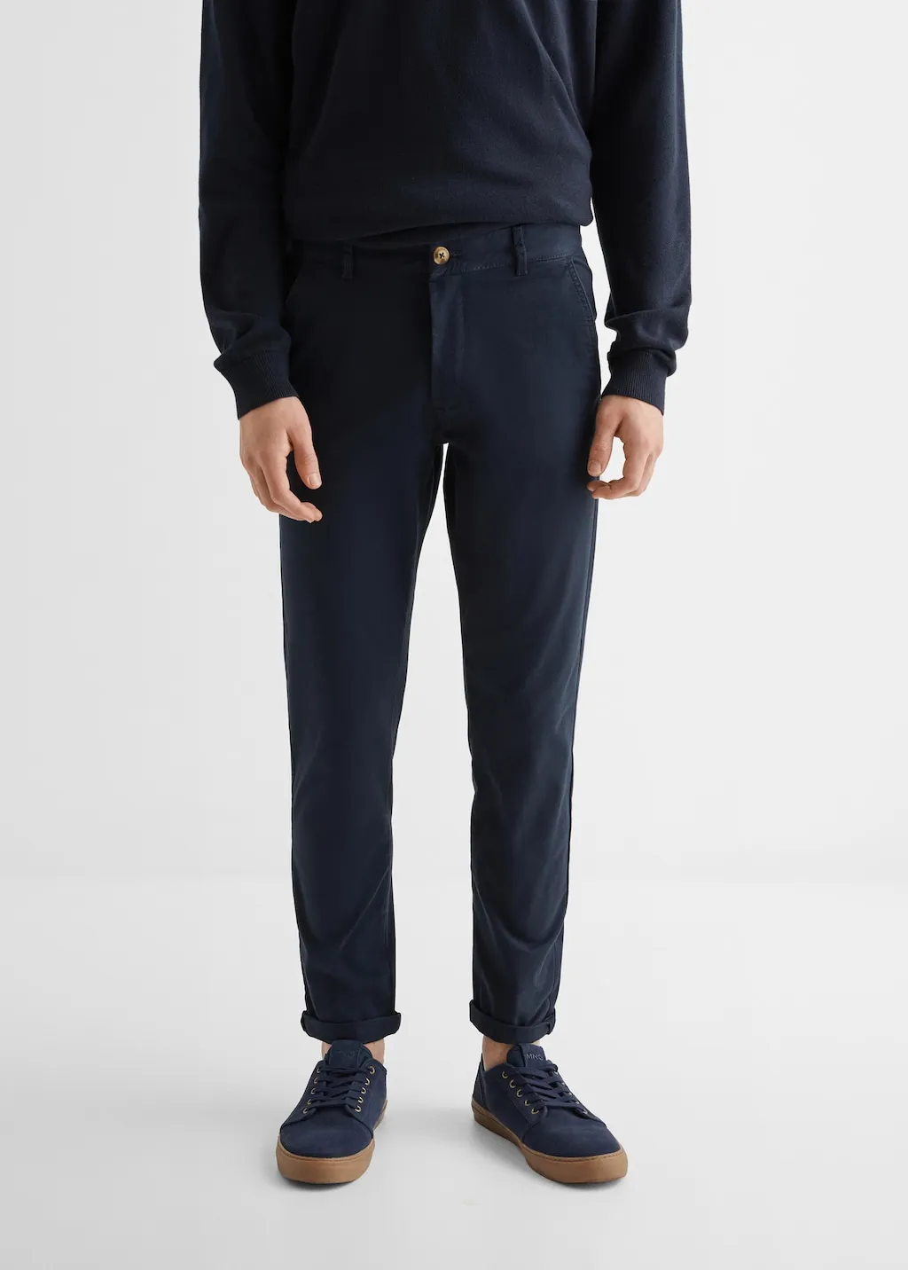 Pantaloni chino cotone 