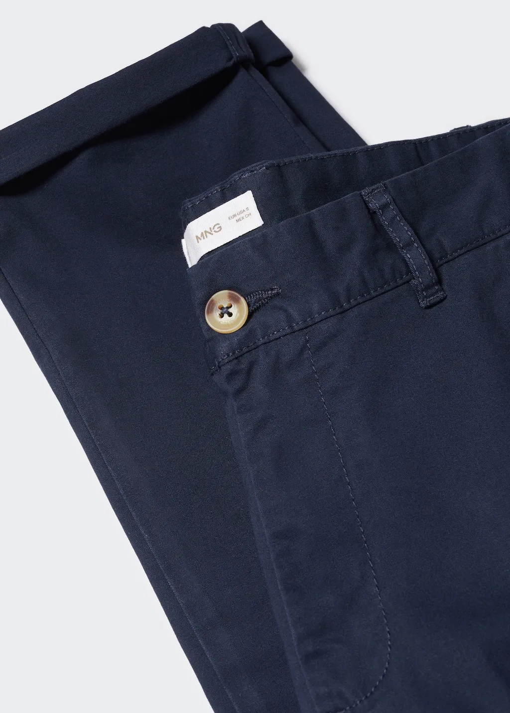 Pantaloni chino cotone 