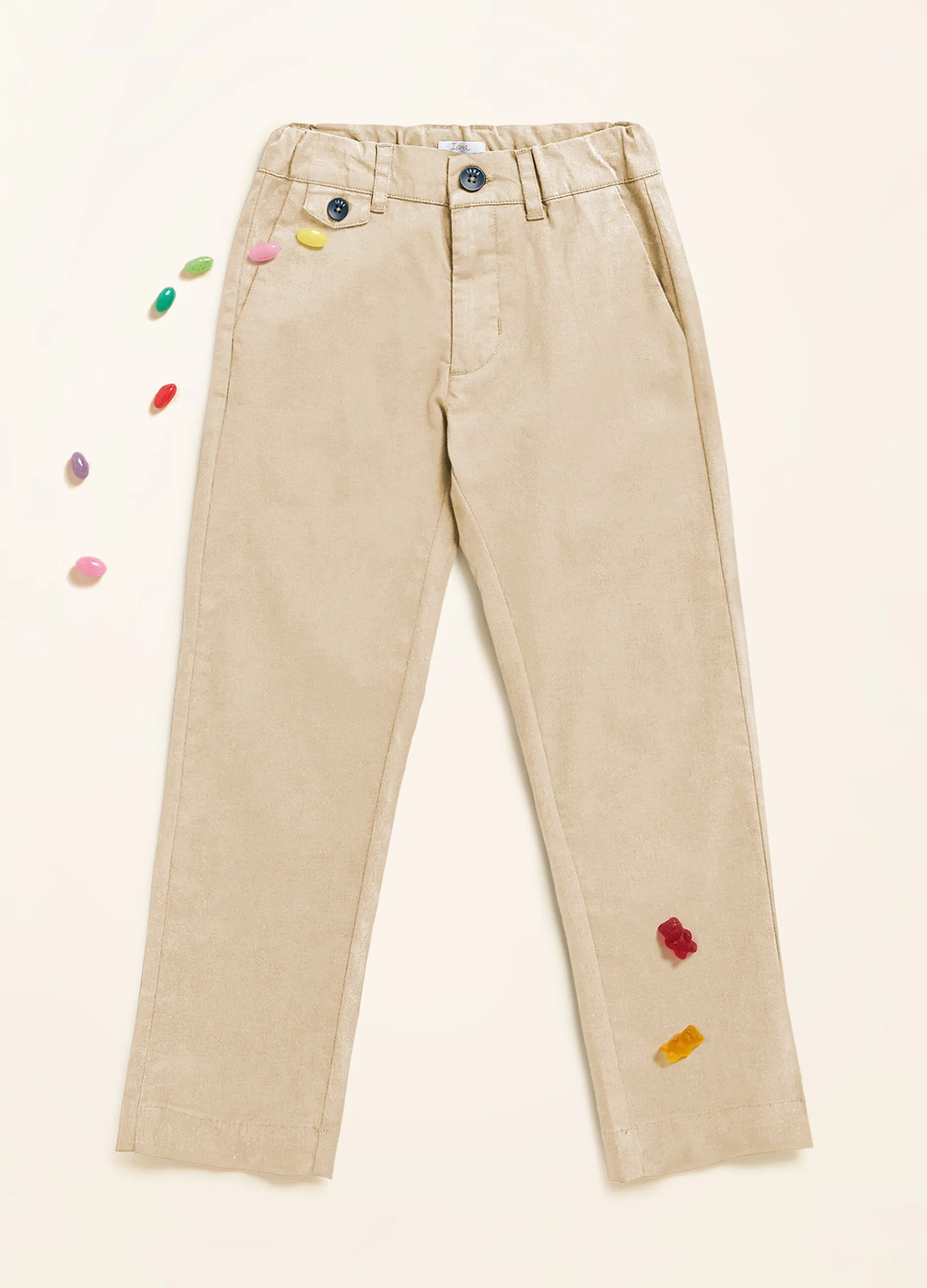 Pantaloni chino in cotone stretch IANA