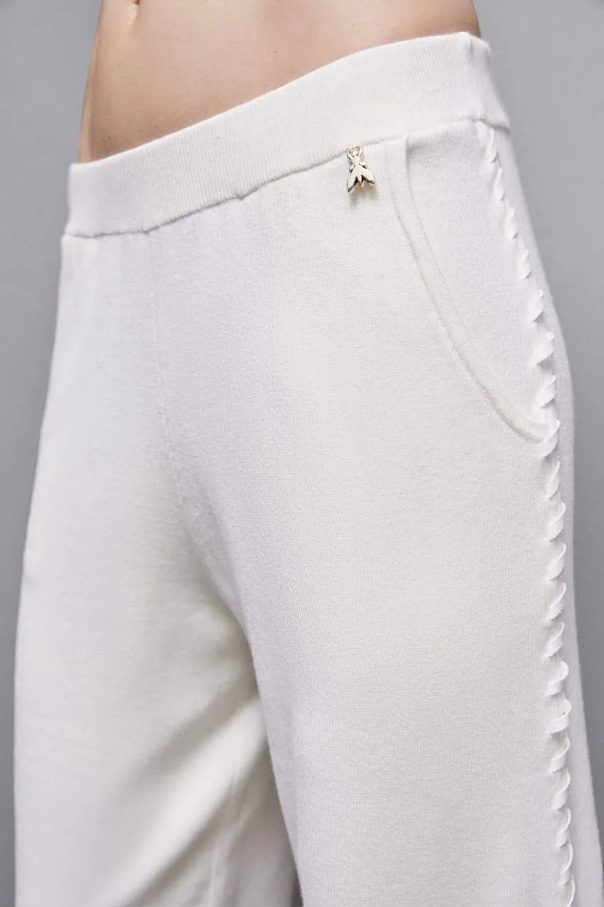 Pantaloni Felpa Bianco Patrizia Pepe