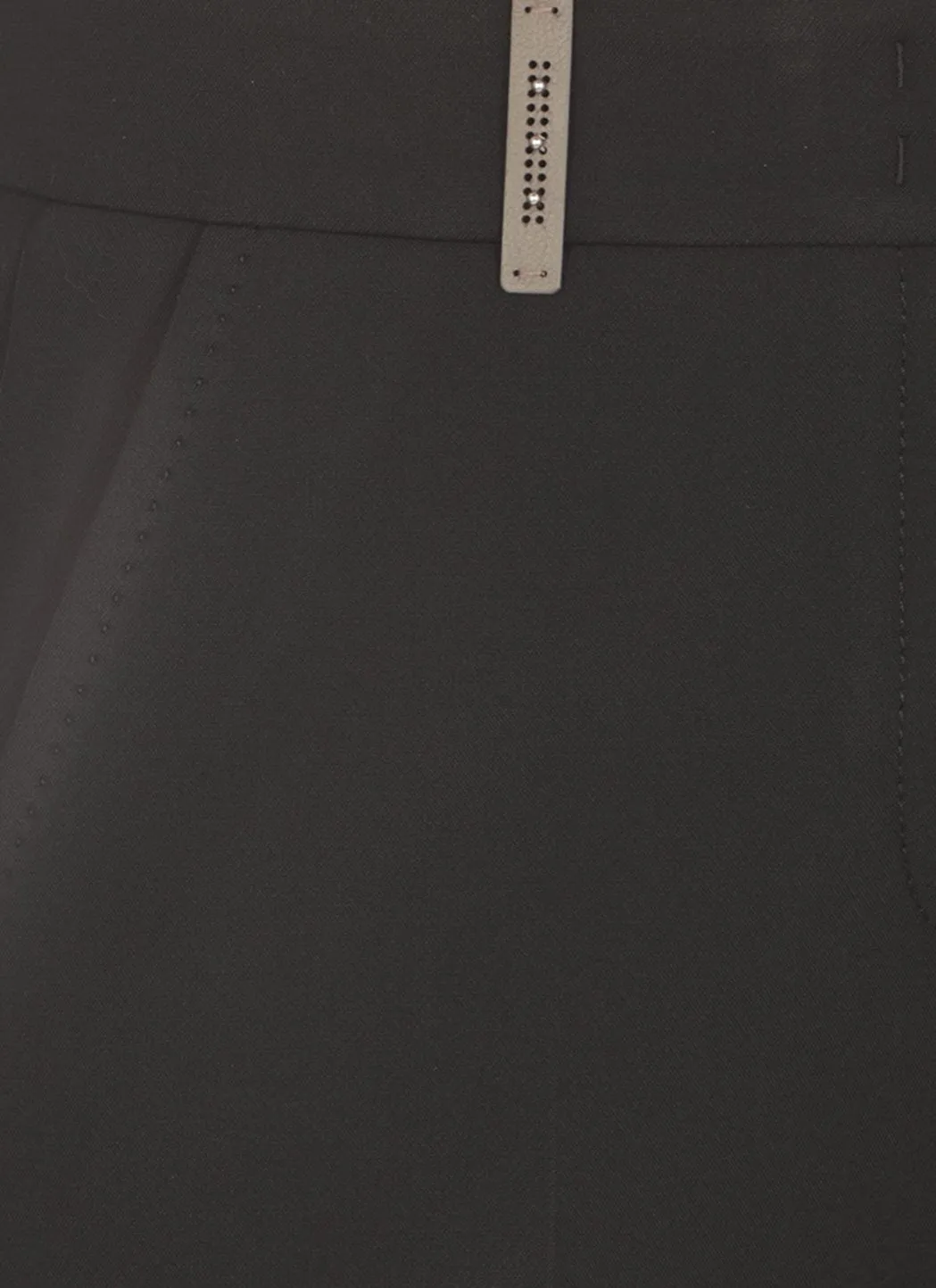 Peserico Pantaloni con dettaglio in pelle 