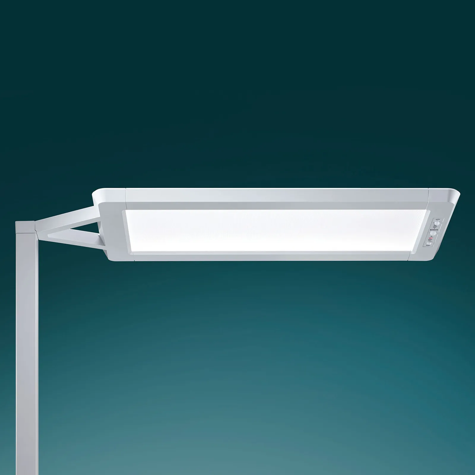 Piantana LED Yara.single 4.000K, BT, PIR, argento