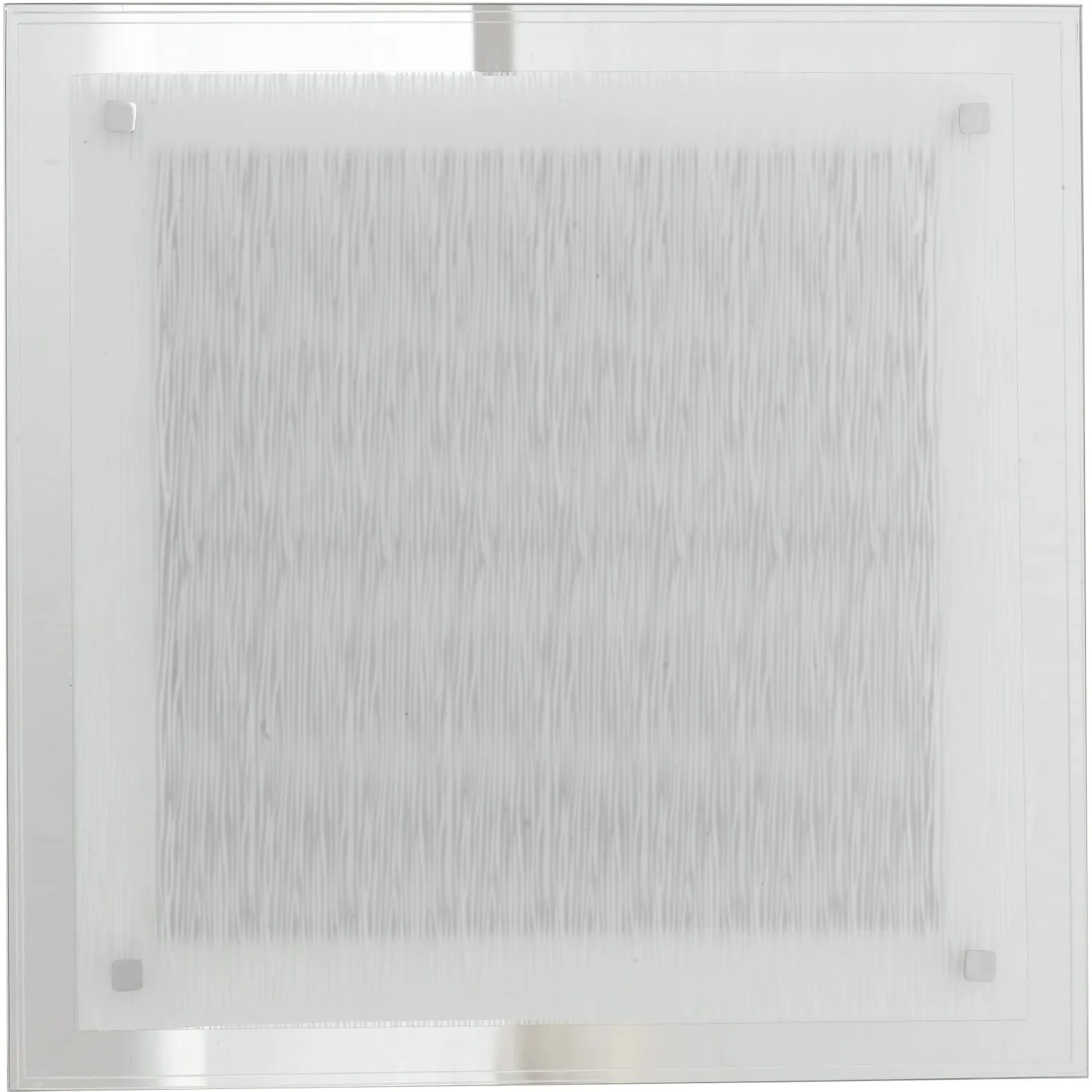 Plafoniera LED Joyce in vetro trasparente 24 W 32x32 cm