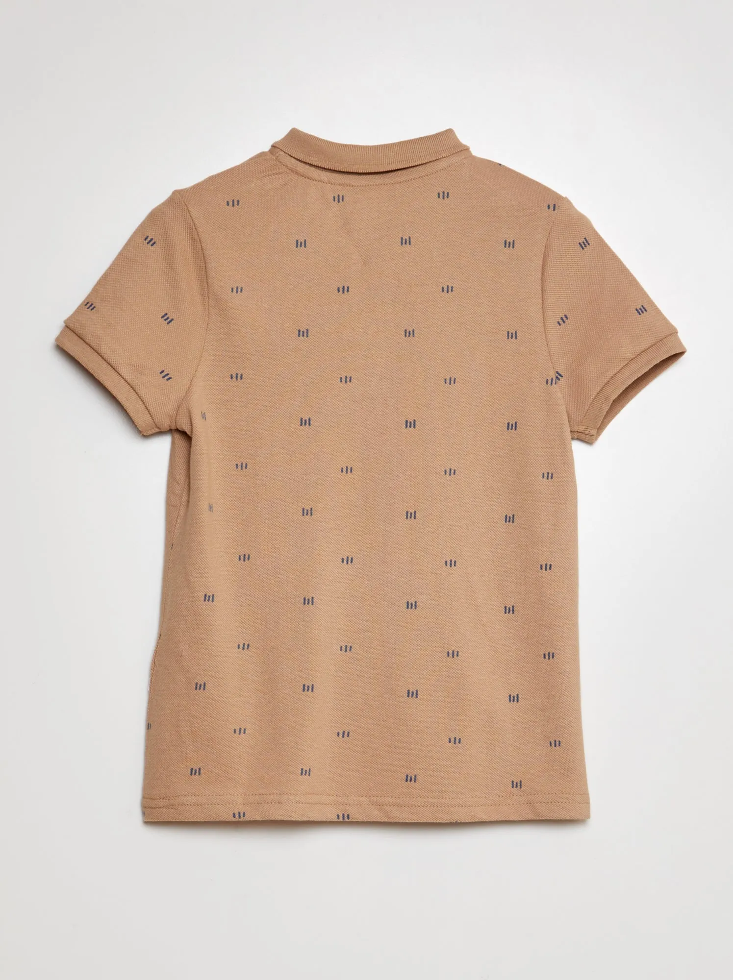 Polo a righe - BEIGE