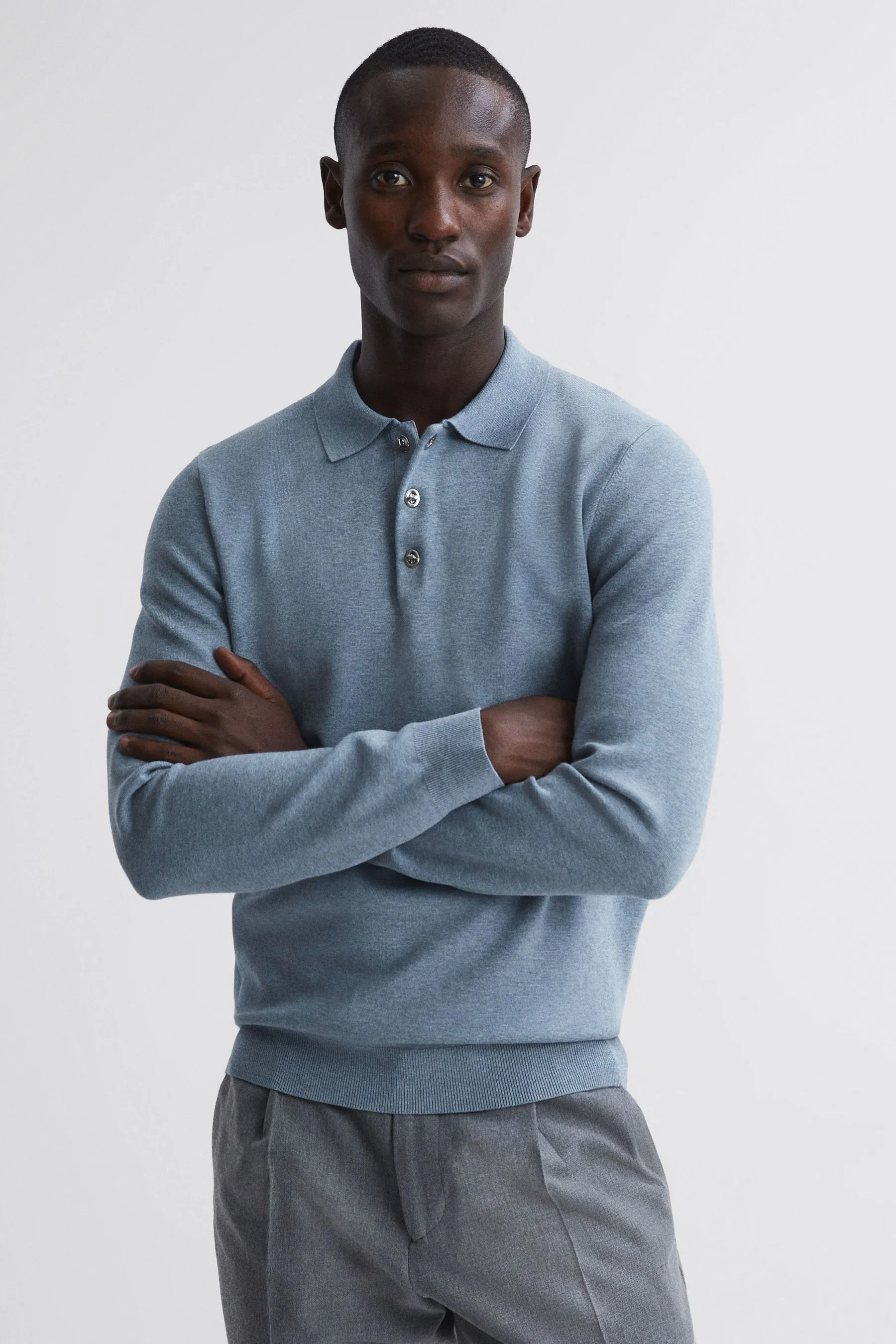 Polo con Reiss Sharp Manica lunga    
