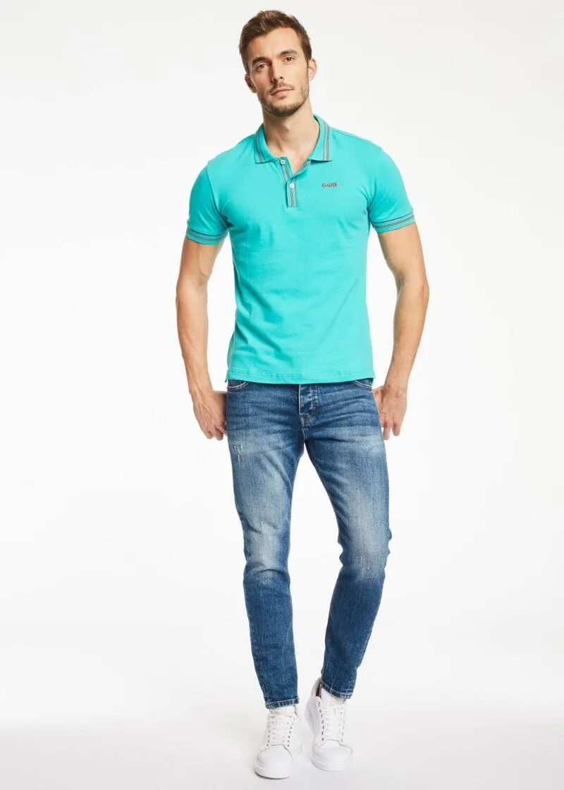 Polo in piquet stretch