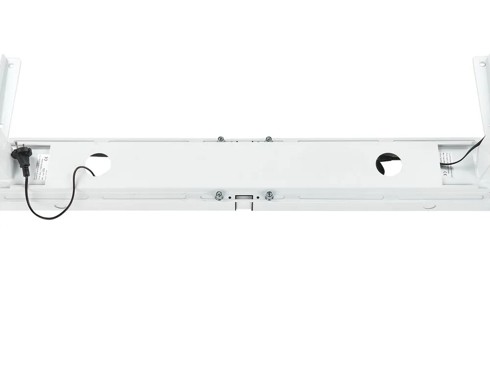 Portacavi da scrivania regolabile elettricamente bianco TRACIE