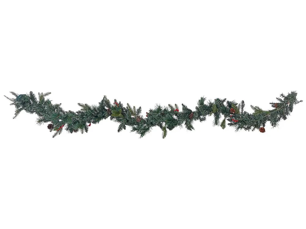 Pre-Lit Christmas Garland 270 cm Green WHITEHORN