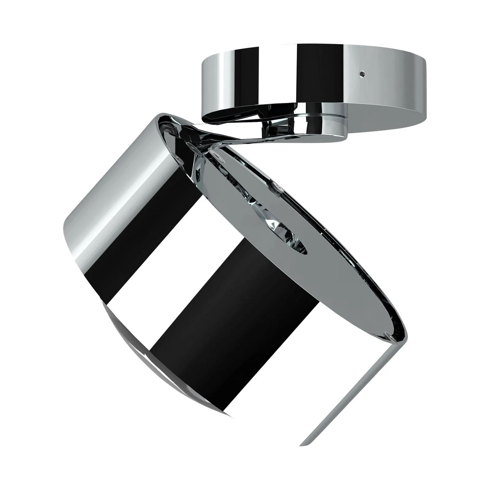 Puk Maxx Move Farotto LED, lente trasparente, cromo