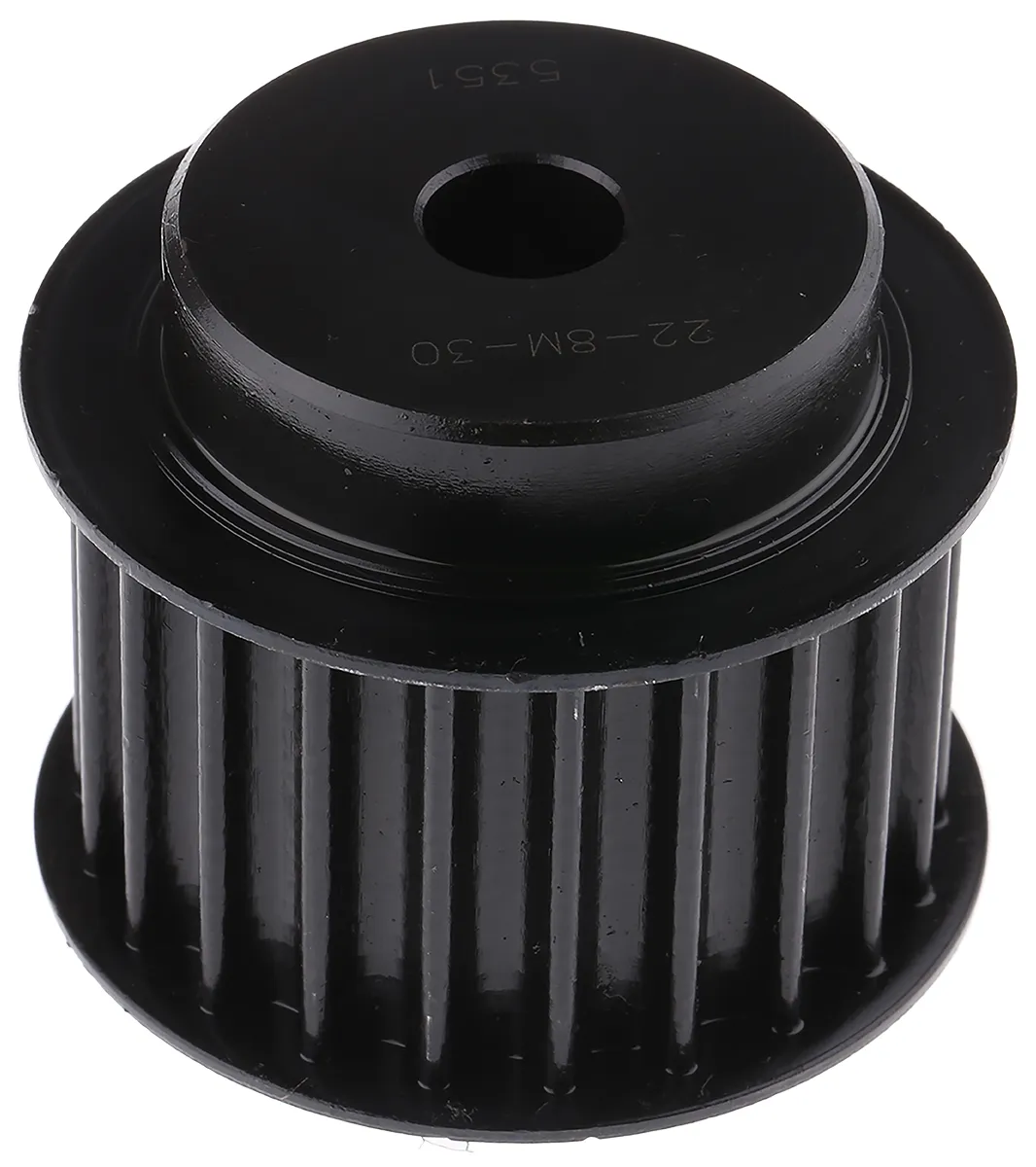 Puleggia per cinghie sincrone RS PRO, 22 denti, passo 8mm, foro 12mm, per cinghie larghe 30mm, in Acciaio