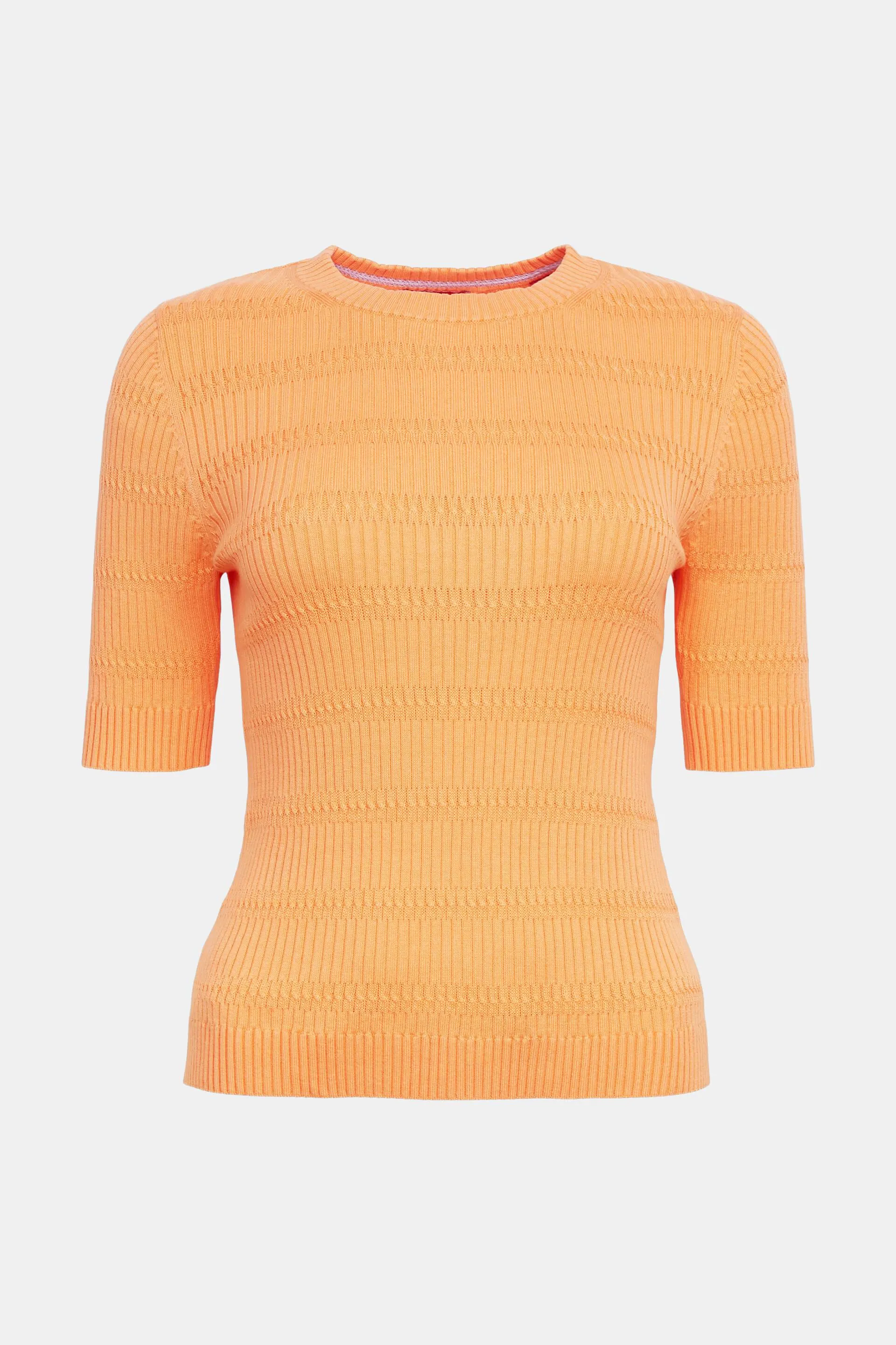 Pullover a maglia a maniche corte