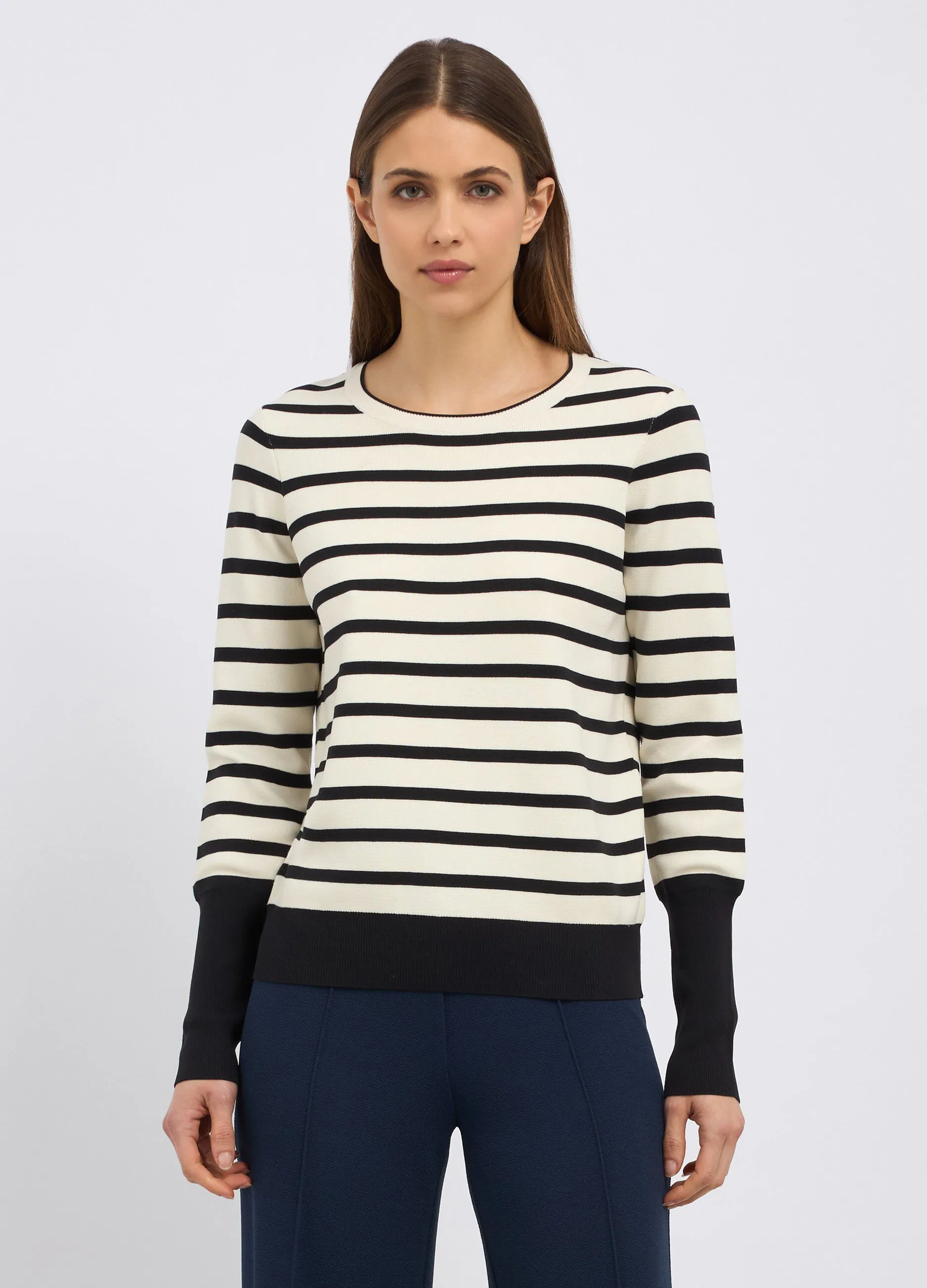 Pullover a righe donna