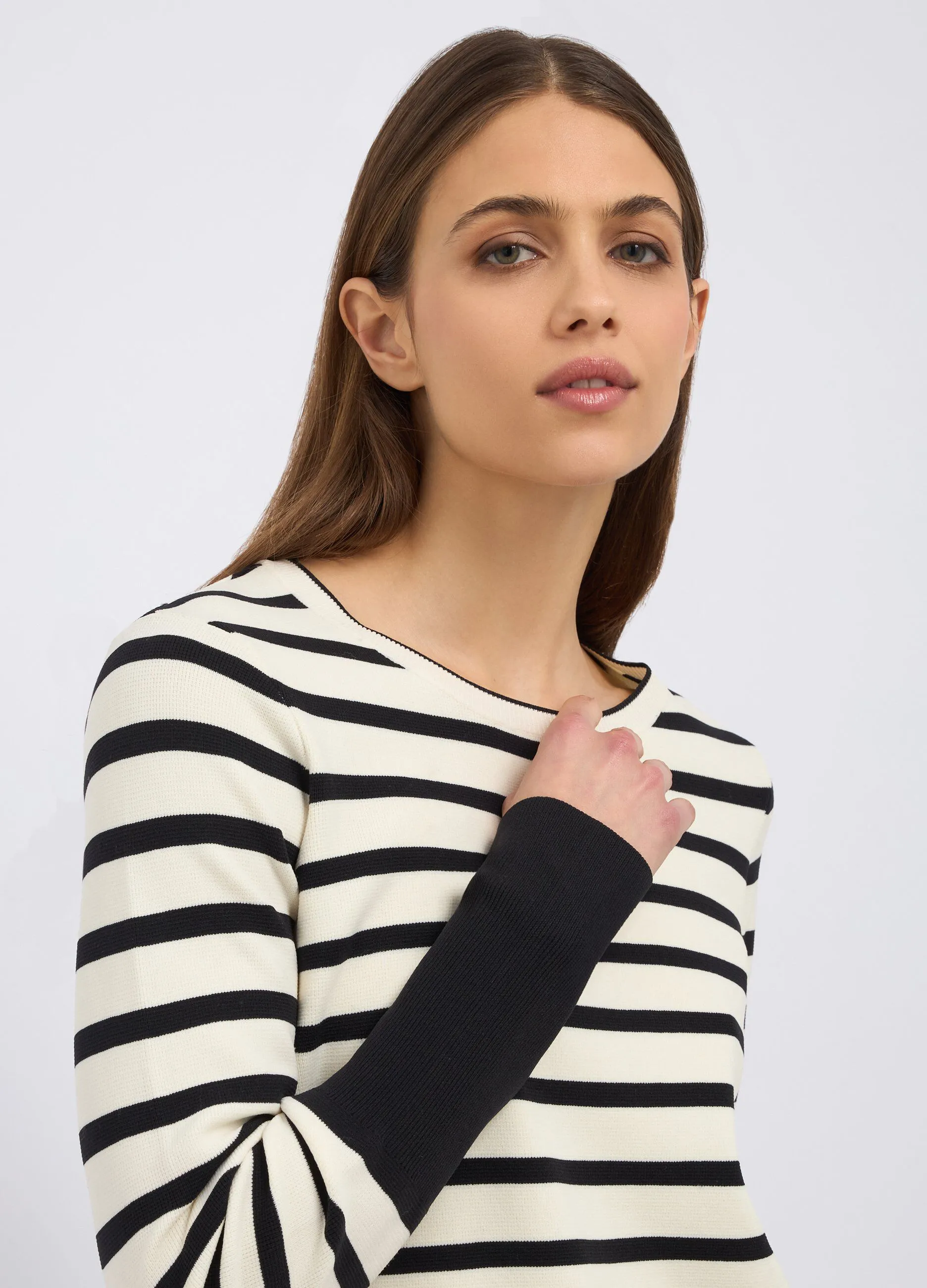 Pullover a righe donna