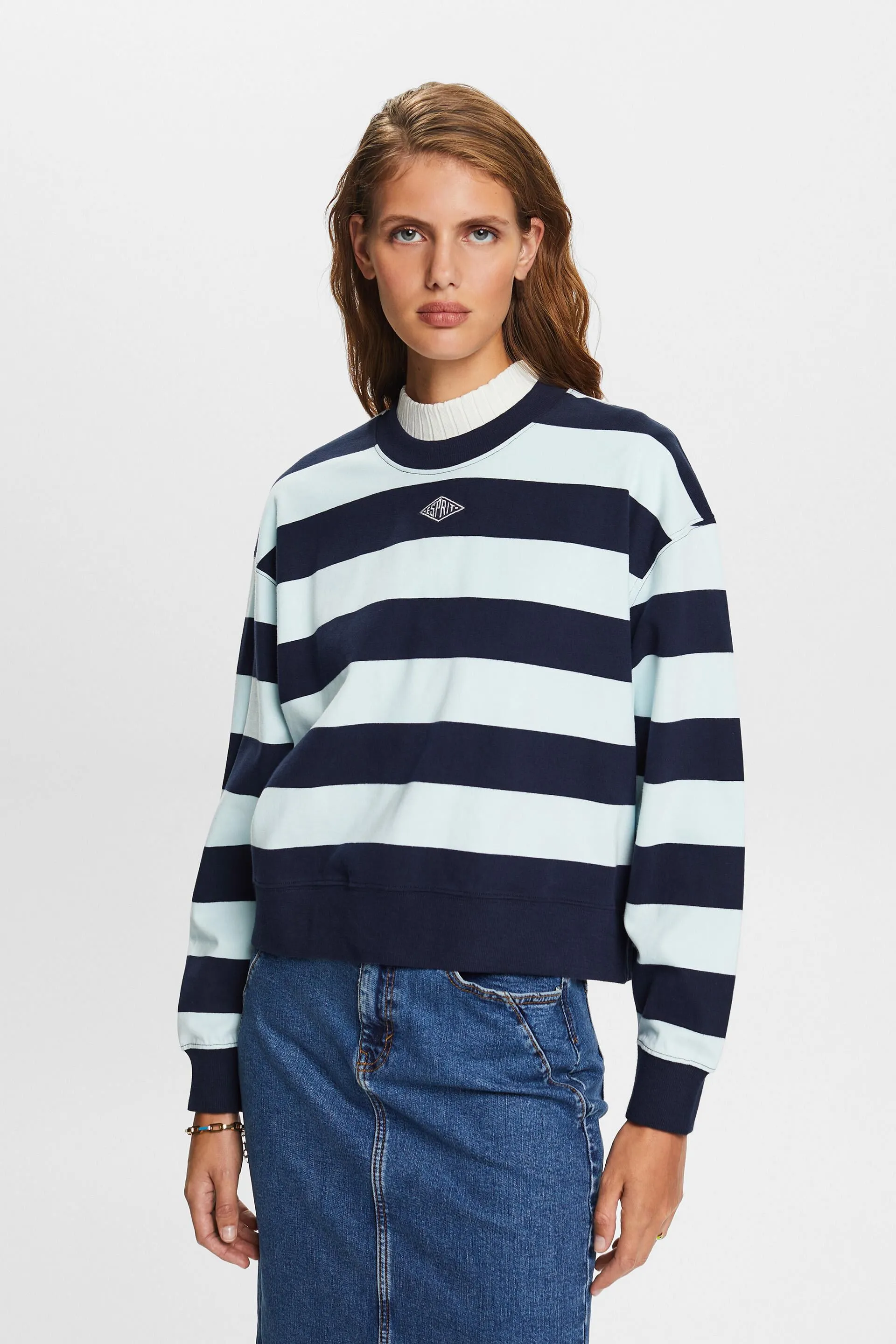 Pullover a righe in cotone