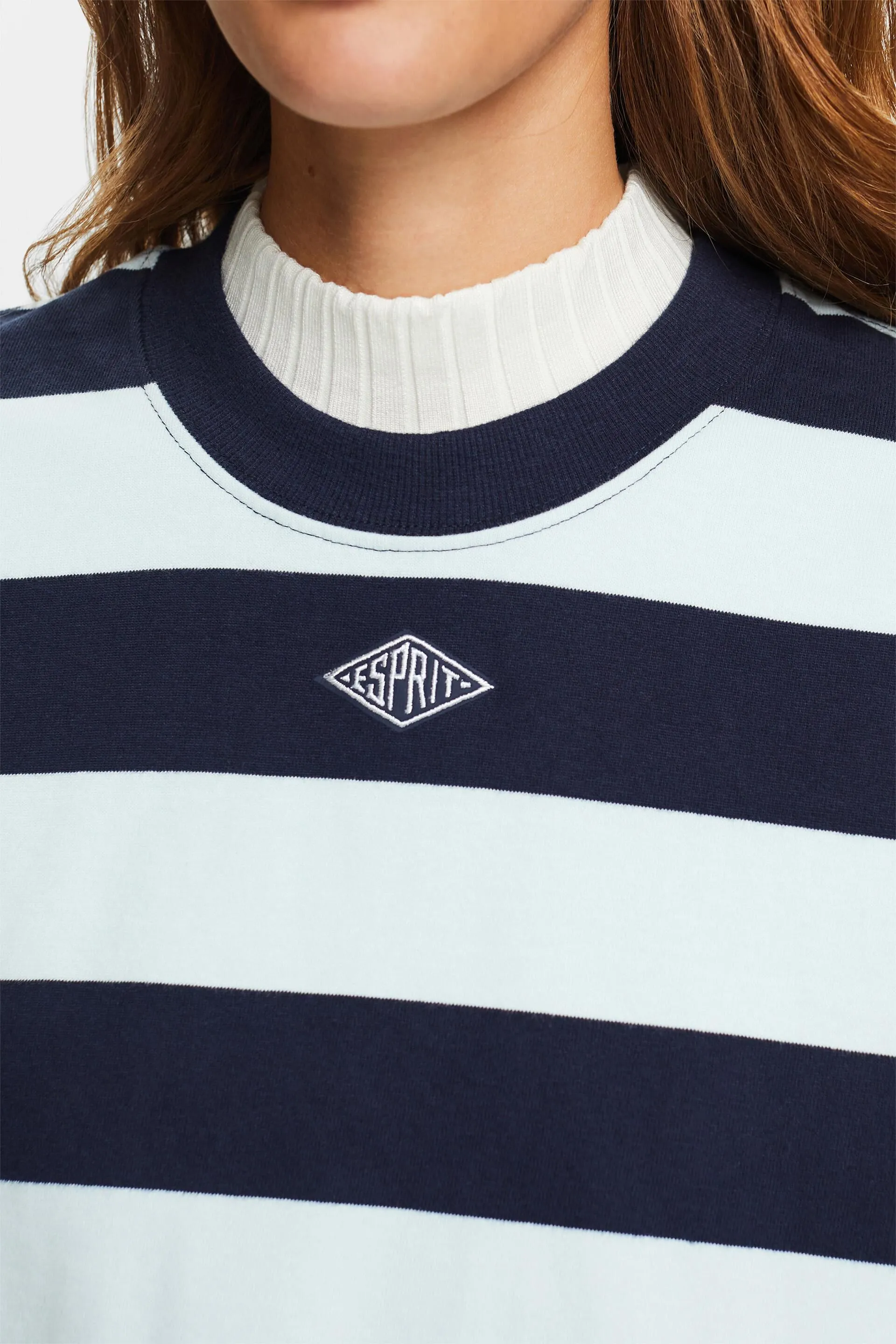 Pullover a righe in cotone