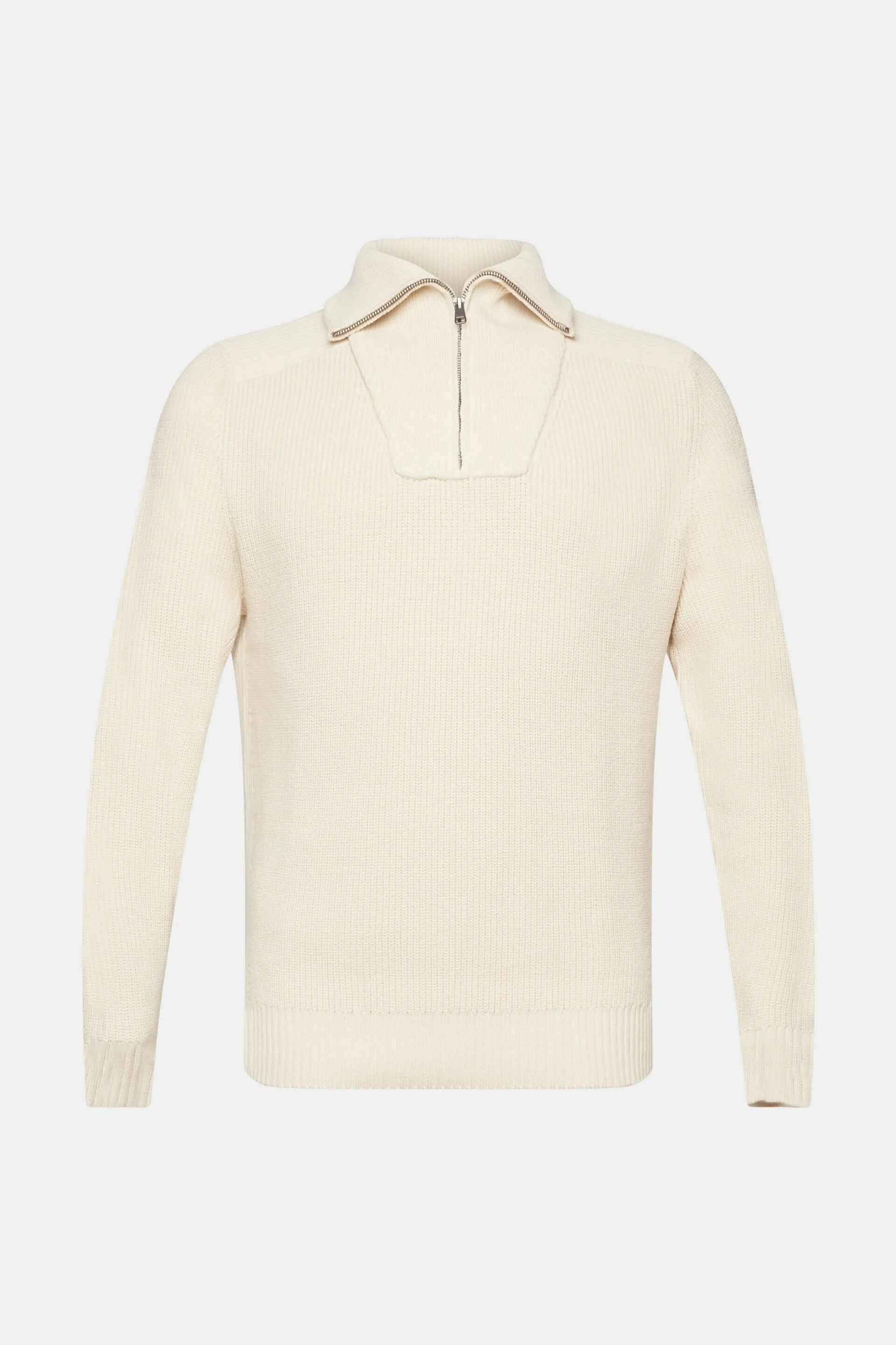 Pullover con zip di media lunghezza
