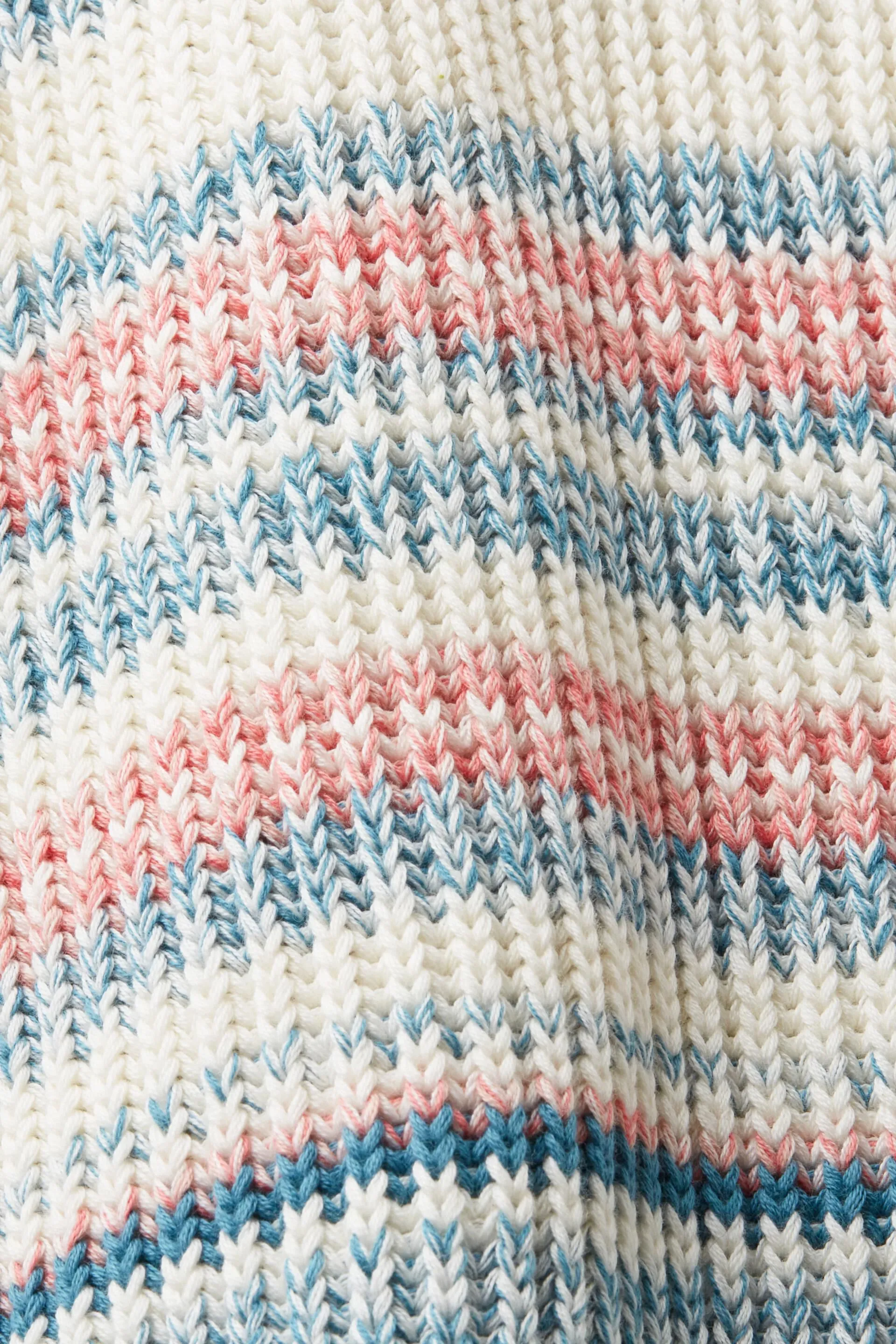 Pullover girocollo a righe
