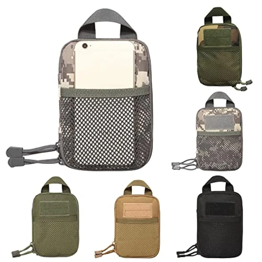 Ranuw Marsupio per Uomo-Tasca Tattica per Cellulare Borsa per Attrezzi Gadget Organizer Borsa Compatta per Caccia All’aperto Mar