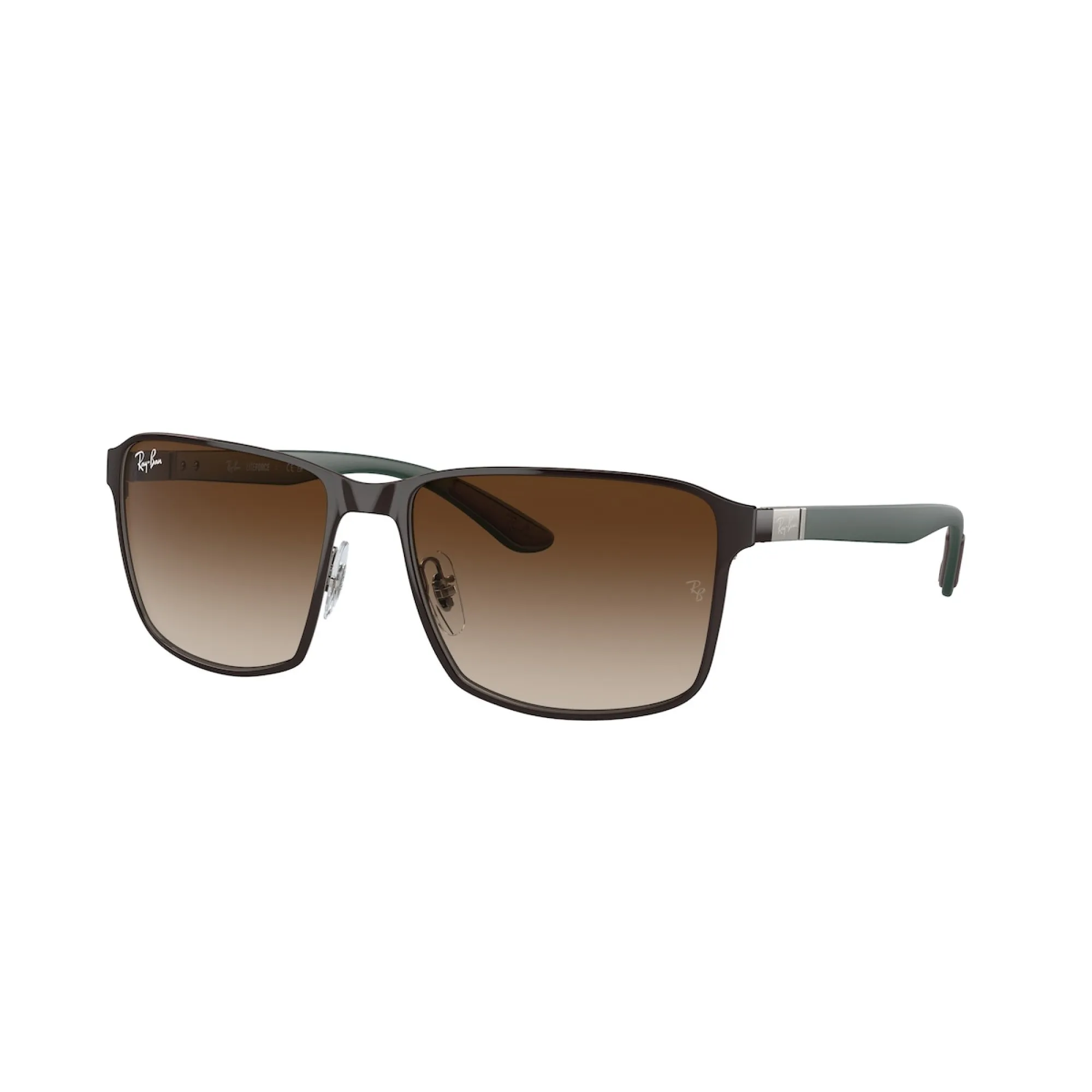   Ray-Ban RB 3721 - 188/13 Marrone Su Canna Di Fucile | Occhiale Da Sole Unisex 
