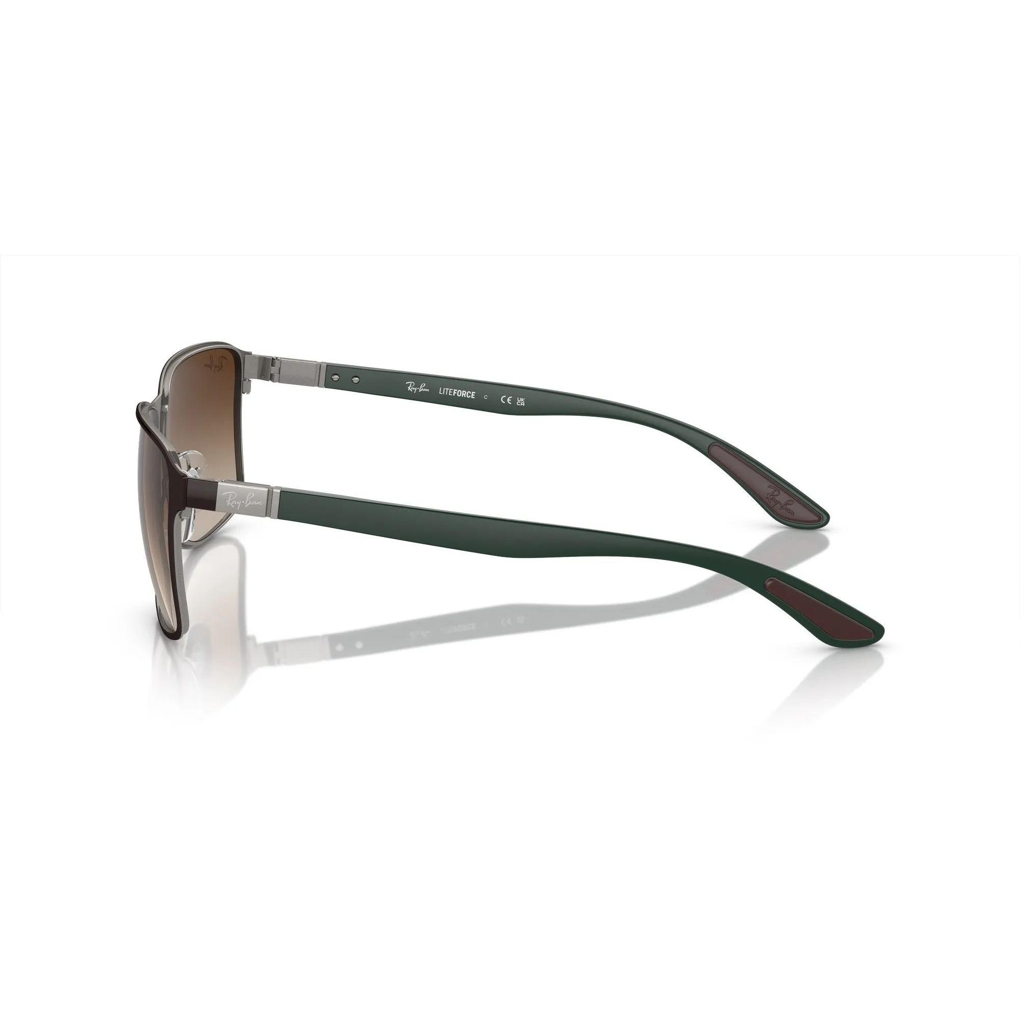   Ray-Ban RB 3721 - 188/13 Marrone Su Canna Di Fucile | Occhiale Da Sole Unisex 