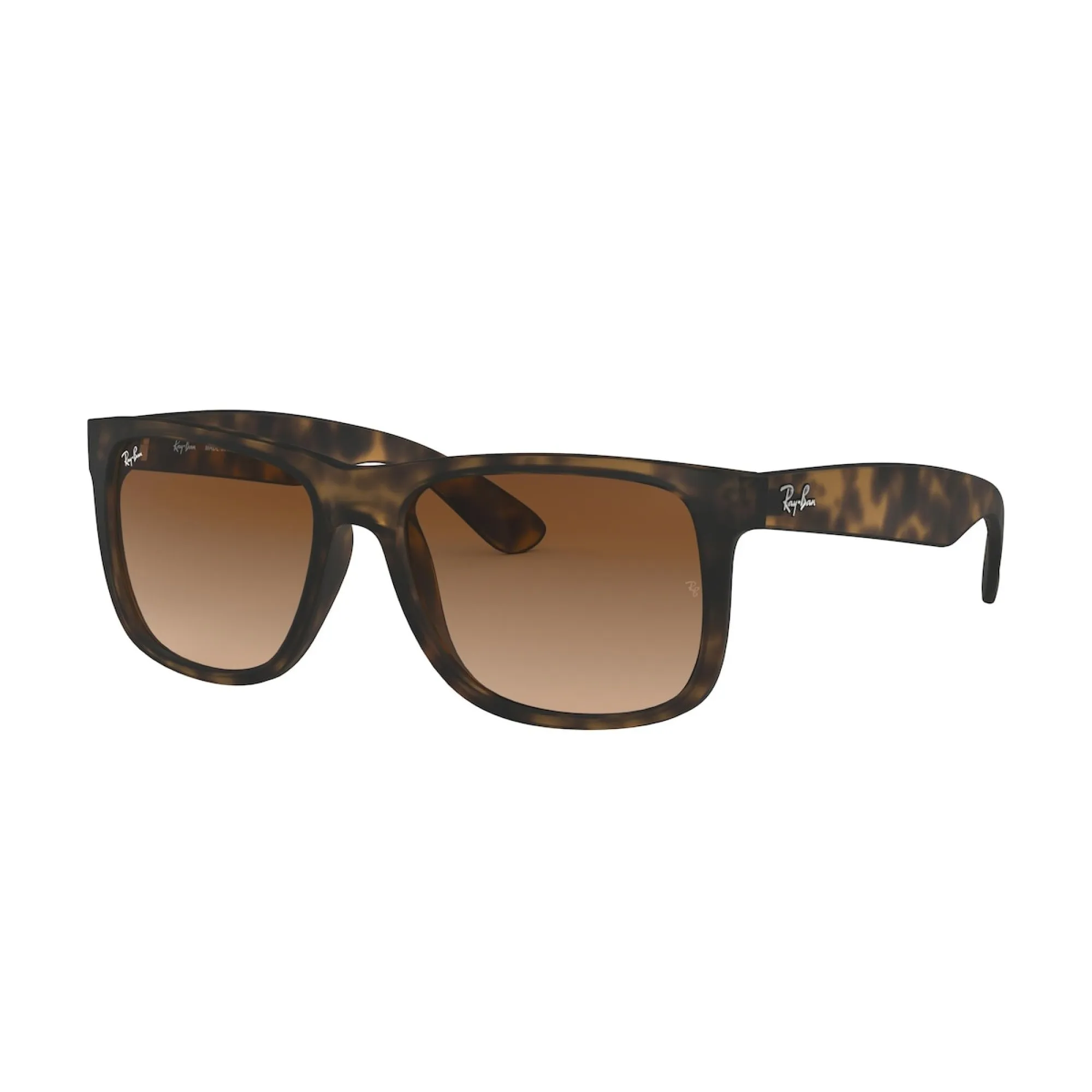   Ray-Ban RB 4165 Justin 710/13 Gomma Leggera Havana | Occhiale Da Sole Uomo 