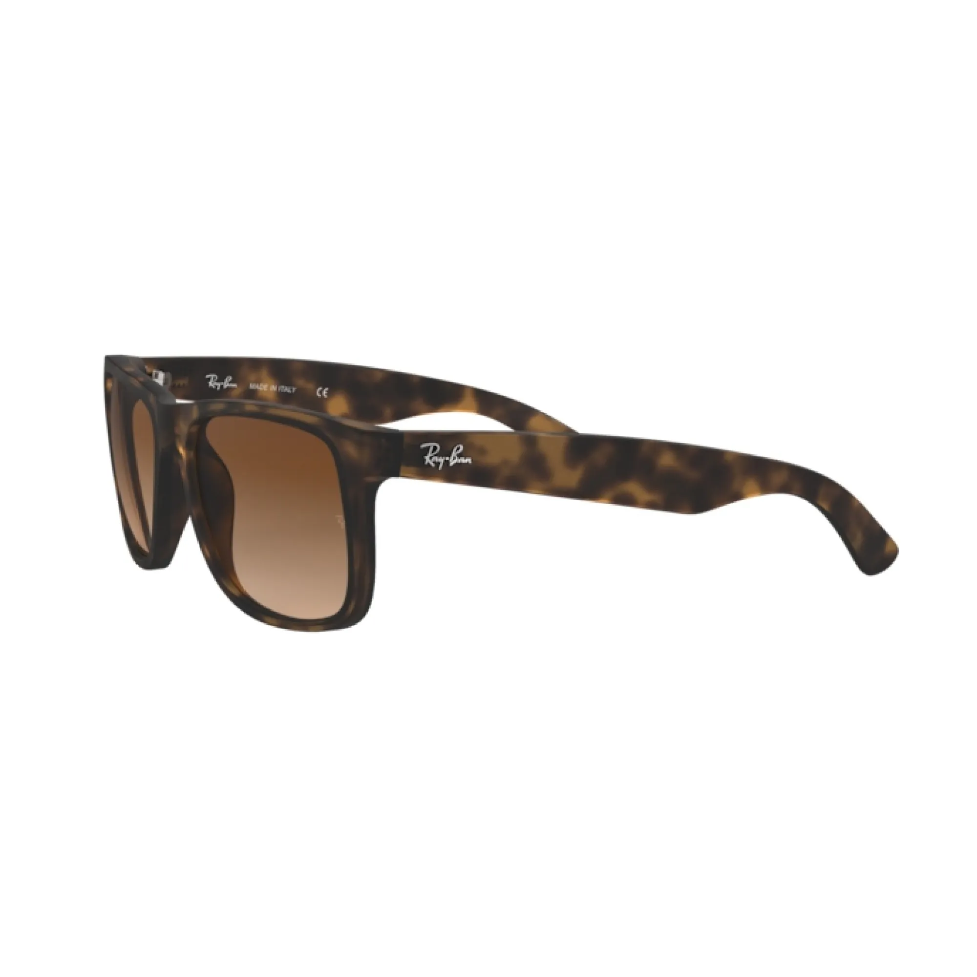   Ray-Ban RB 4165 Justin 710/13 Gomma Leggera Havana | Occhiale Da Sole Uomo 