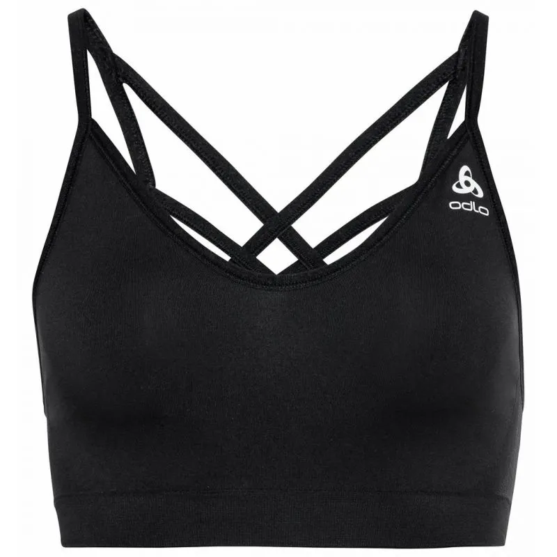 Reggiseno donna Odlo Seamless Soft (nero - grigio melange)