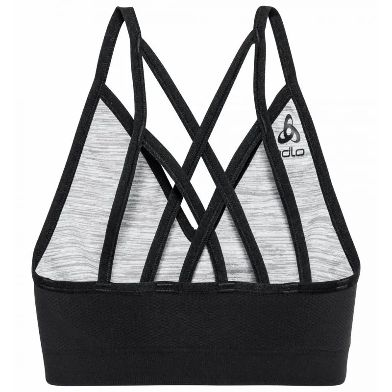 Reggiseno donna Odlo Seamless Soft (nero - grigio melange)