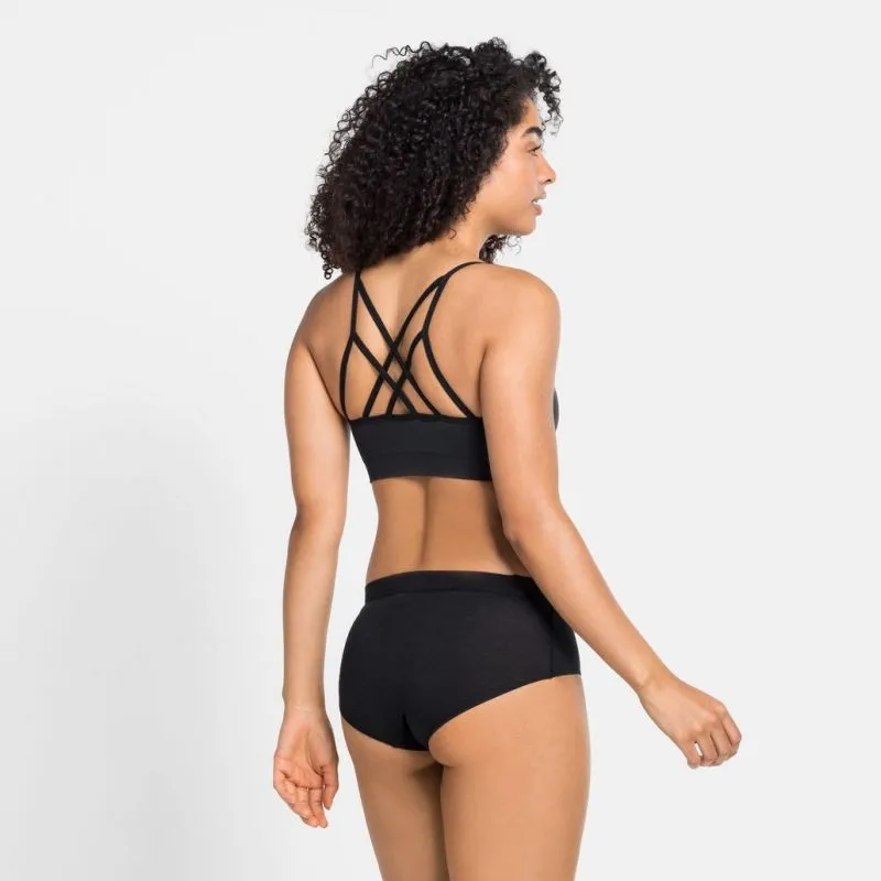Reggiseno donna Odlo Seamless Soft (nero - grigio melange)