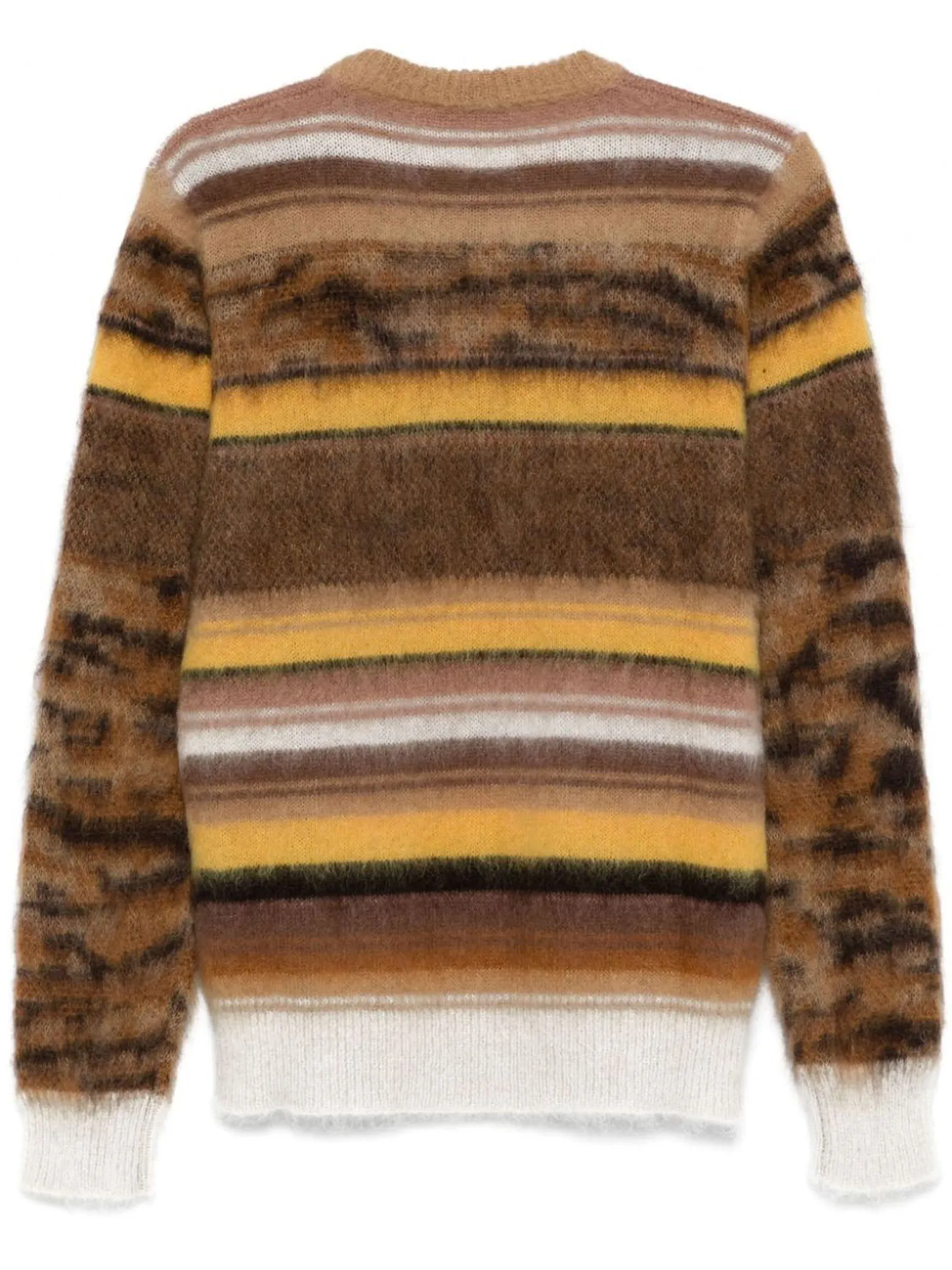 ROBERTO COLLINA Abbigliamento,Maglieria Maglione a righe marrone 