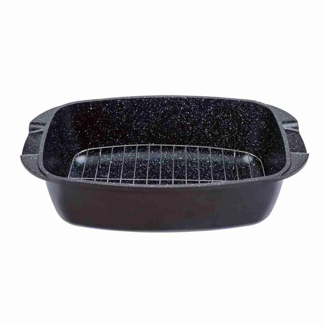 Rostiera Ernesto Con RIvestimento Ceramico Antiaderente Acciaio Inox Casseruola 