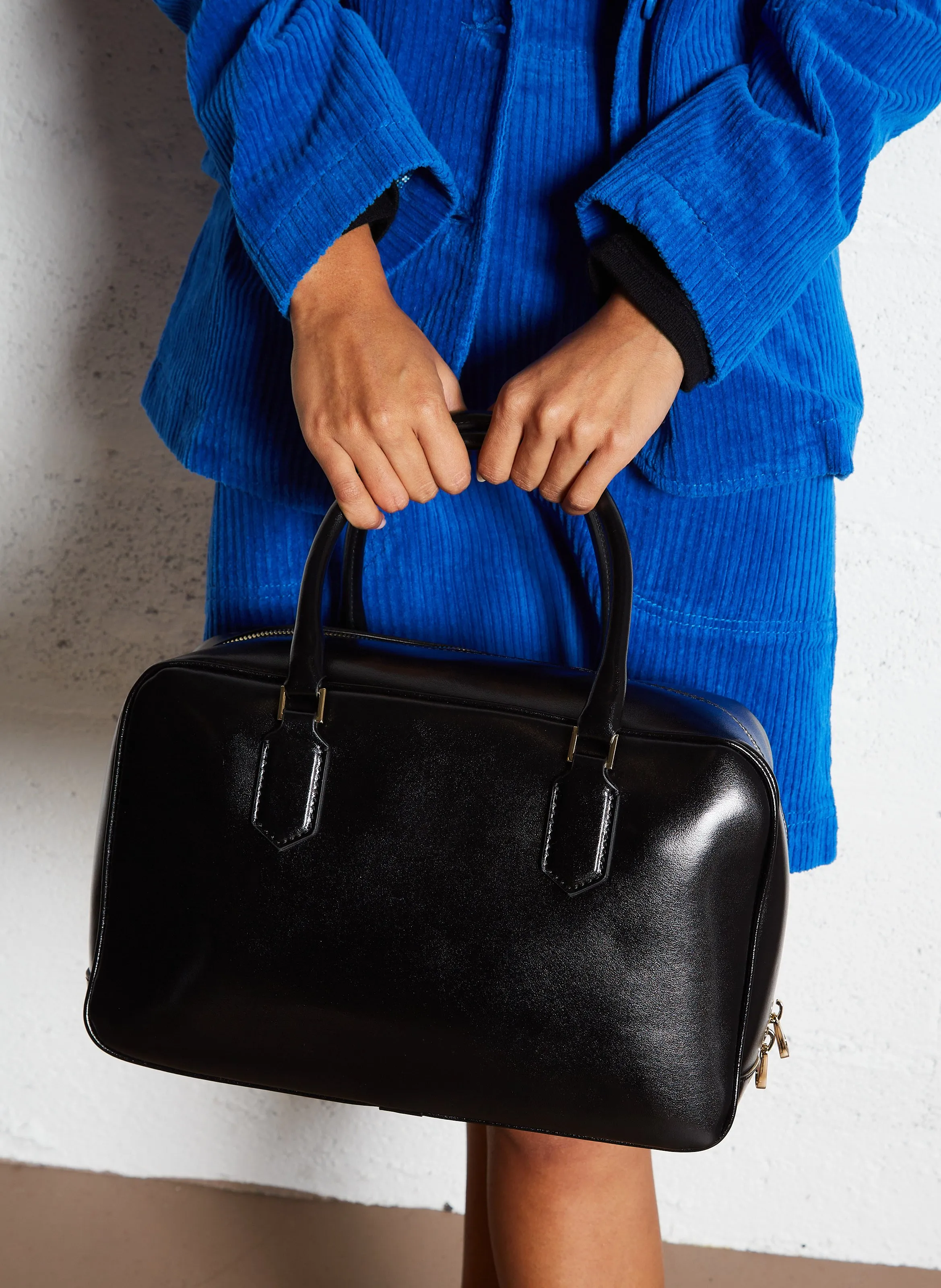  SAISON 1865   ERIKA - Borsa a mano in pelle | Nero