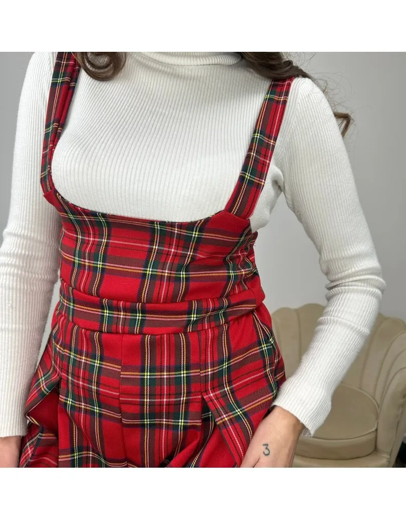 SALOPETTE TARTAN