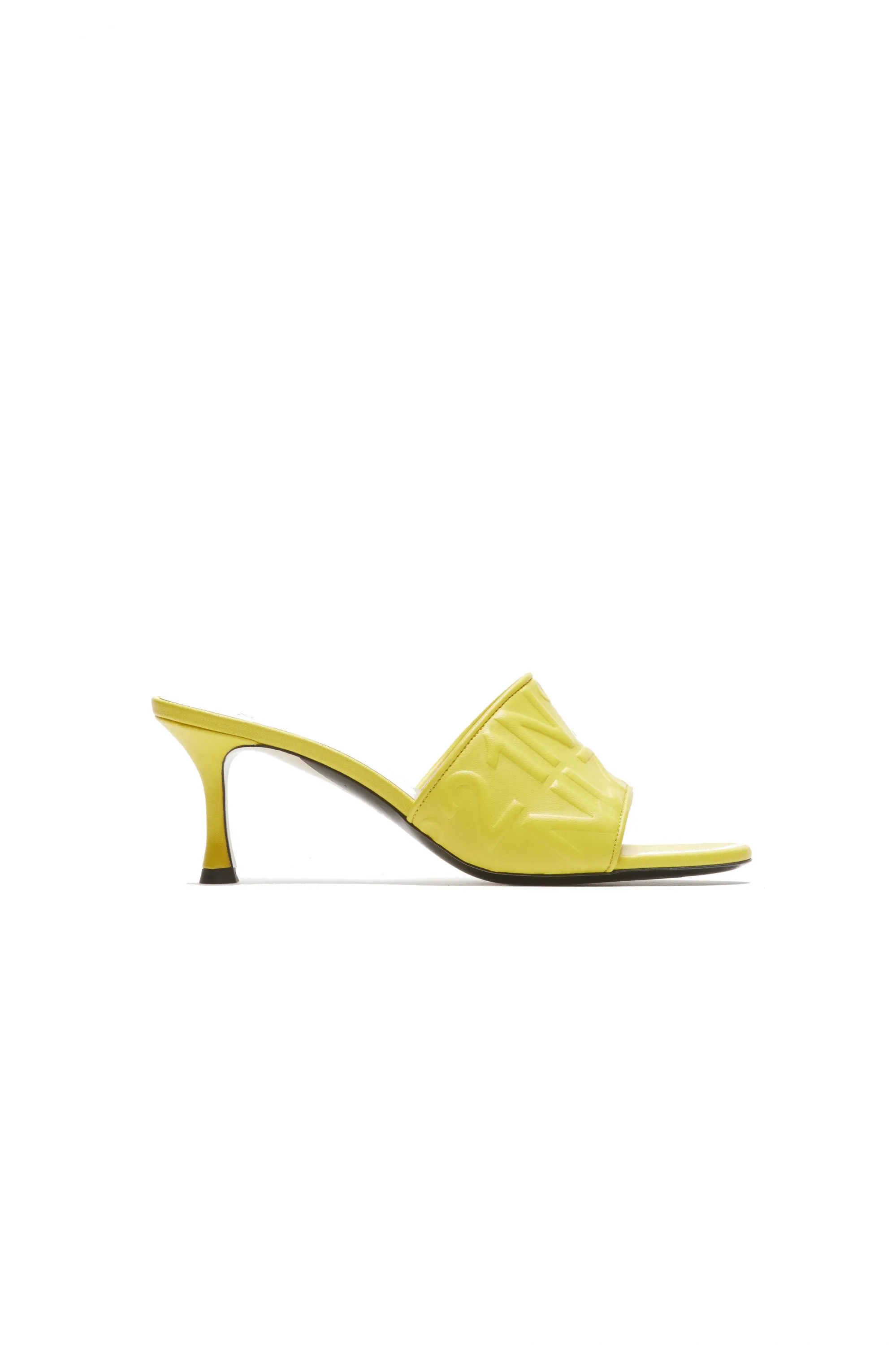 SANDALI GIALLI IN PELLE