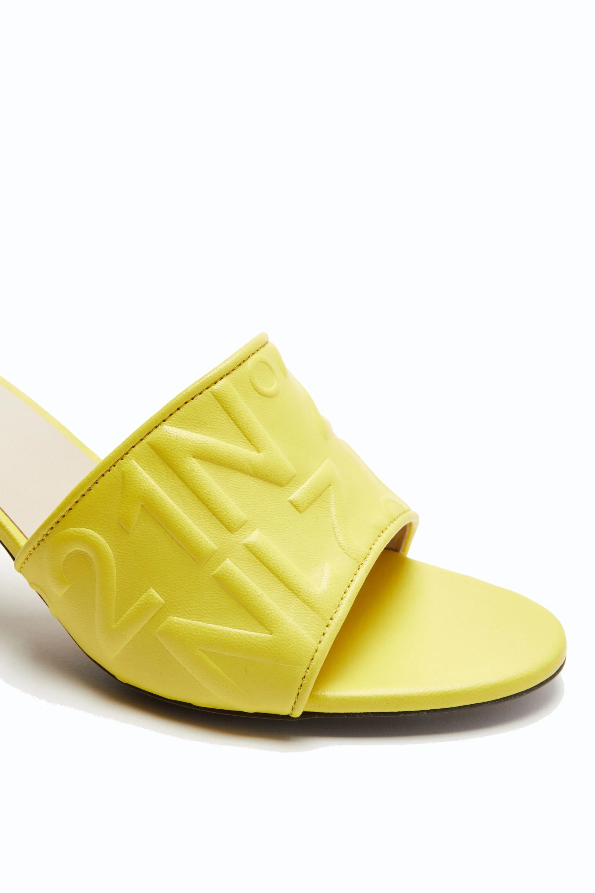 SANDALI GIALLI IN PELLE