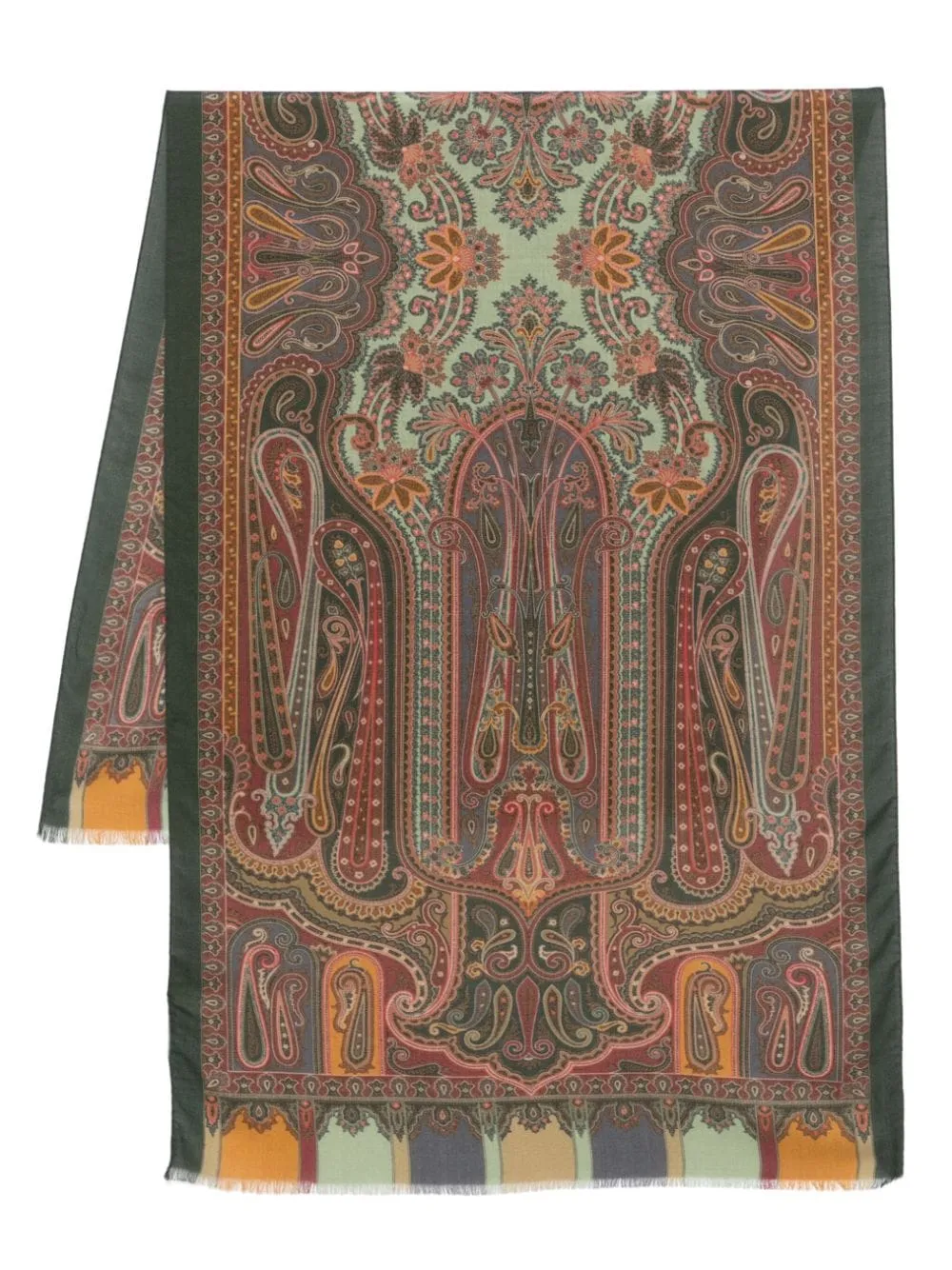 Sciarpa stampa paisley multicolor