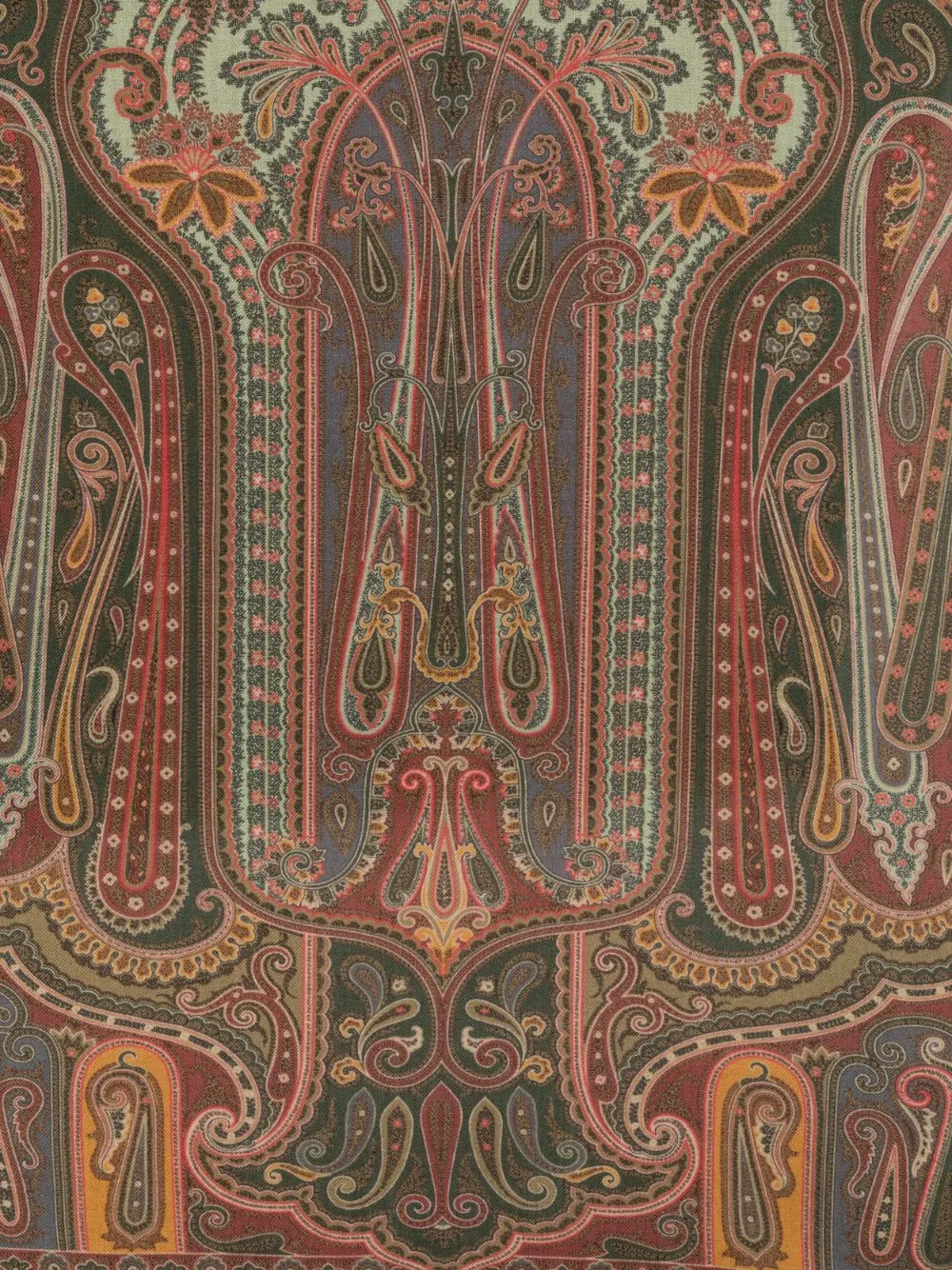 Sciarpa stampa paisley multicolor