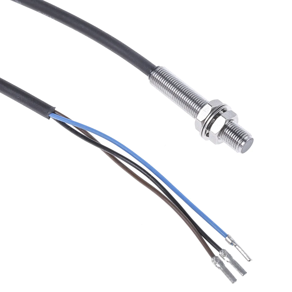 Sensore di prossimità Cilindro filettato BALLUFF, M5, rilevamento 1,5 mm, 10 → 30 V c.c.