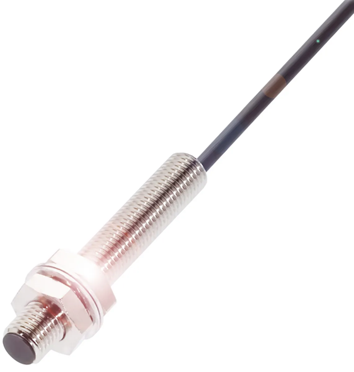 Sensore di prossimità Cilindro filettato BALLUFF, M8, rilevamento 2 mm, 12 → 30 V c.c.